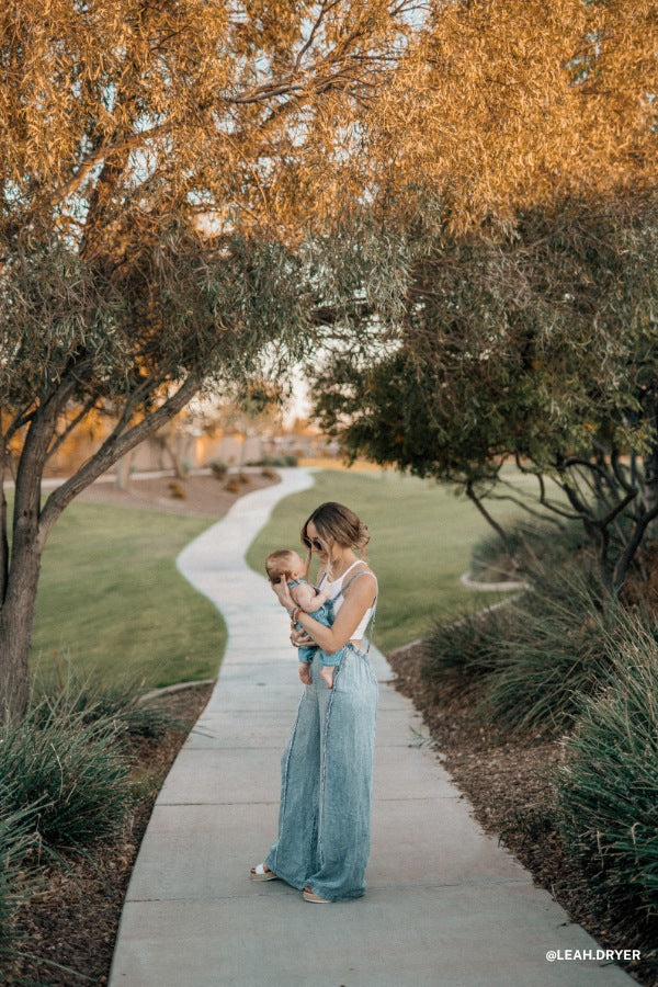 Harley Washed Jumpsuit - Denim