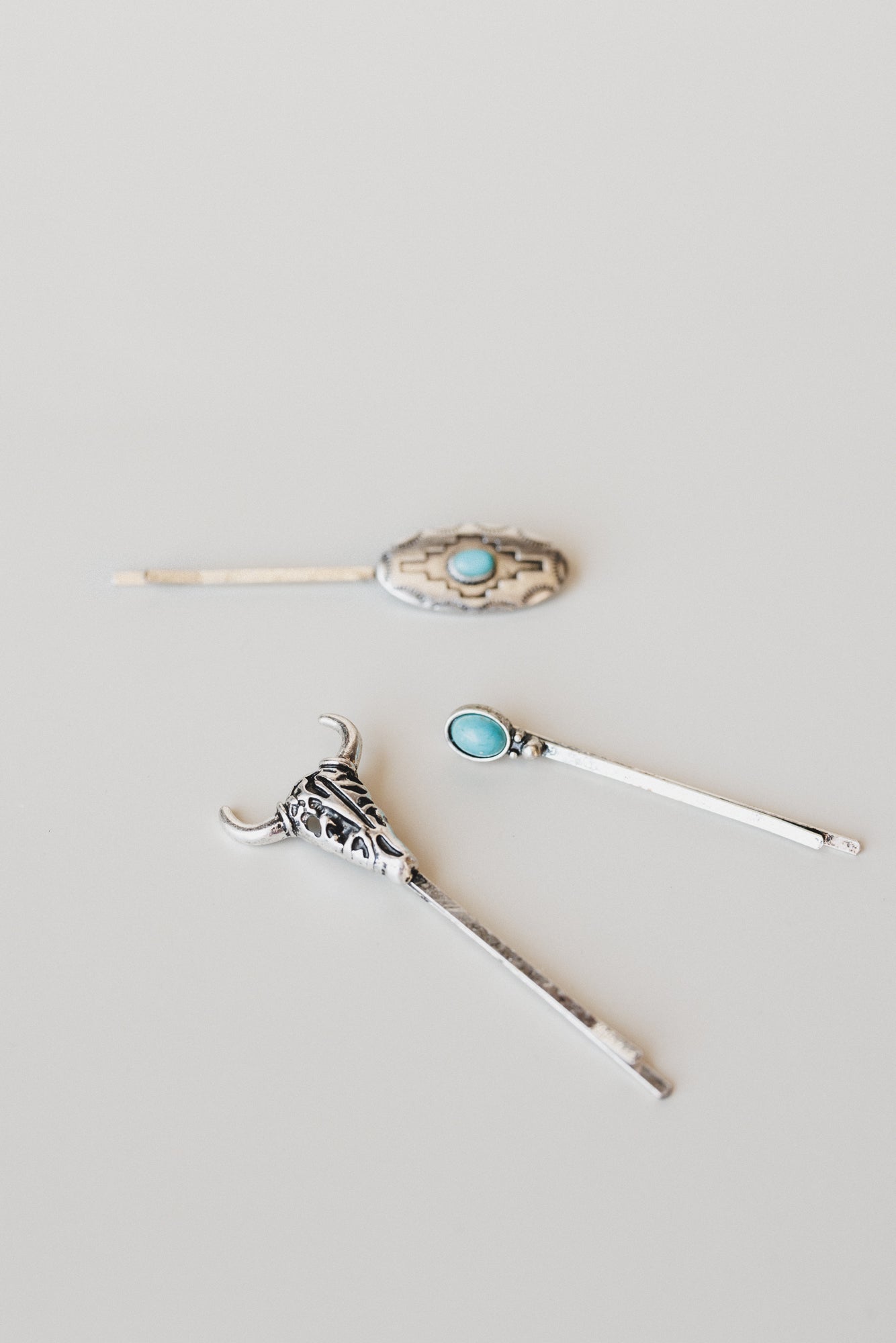 Rustic Trails Hair Pin Set - Turquoise