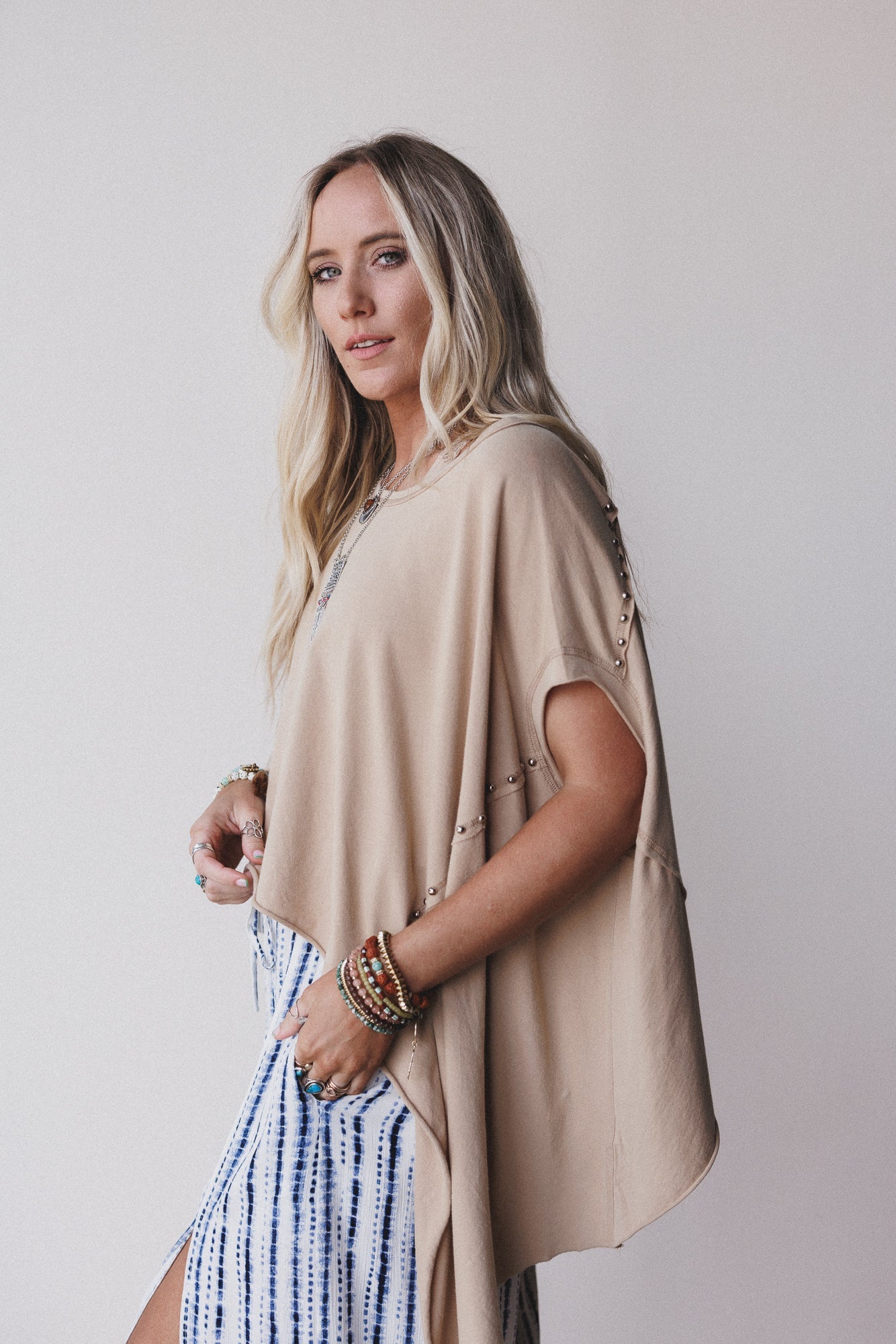 Evermore Dolman Top - Taupe