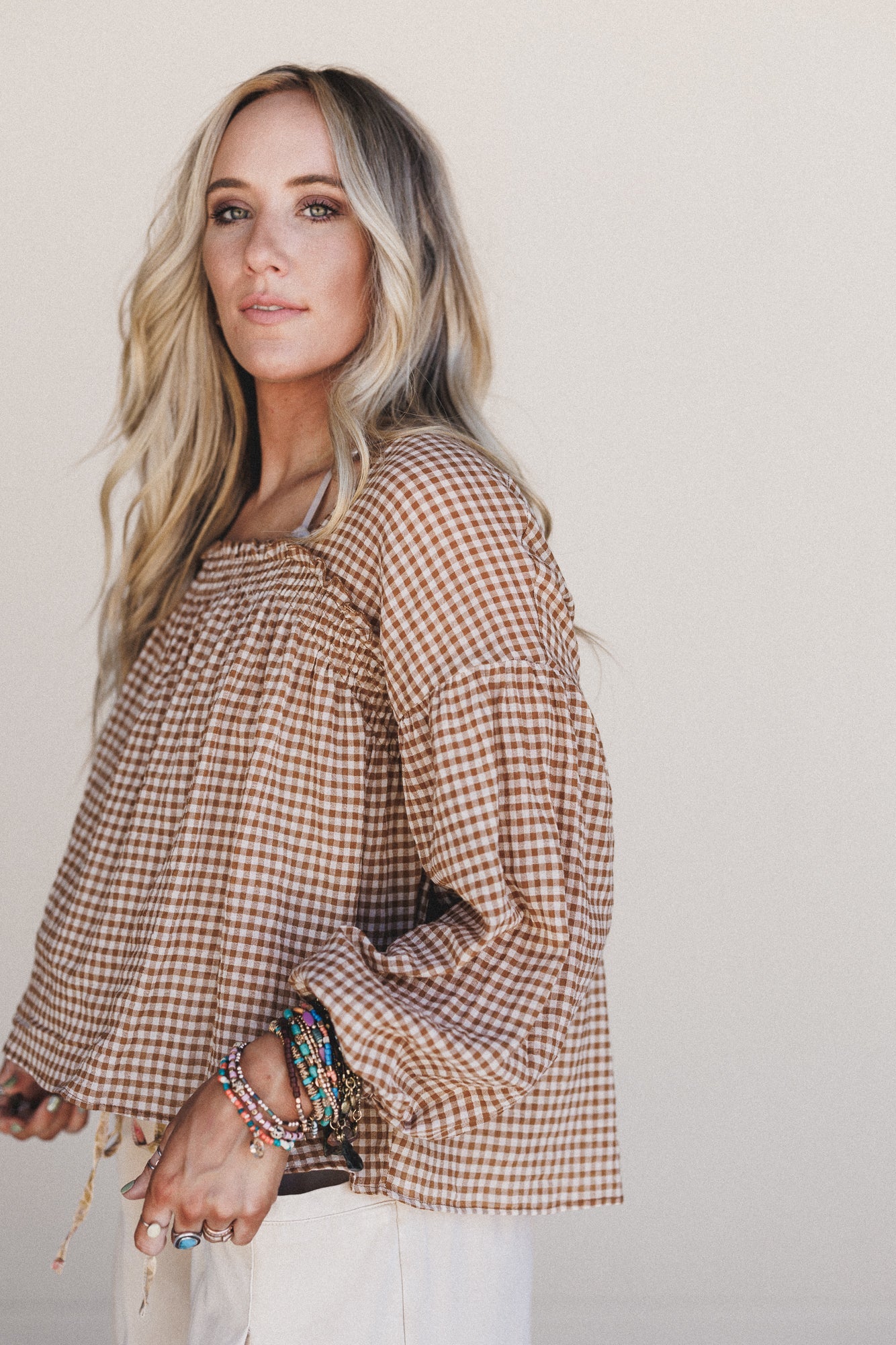 Wildflower Drifter Blouse - Chai