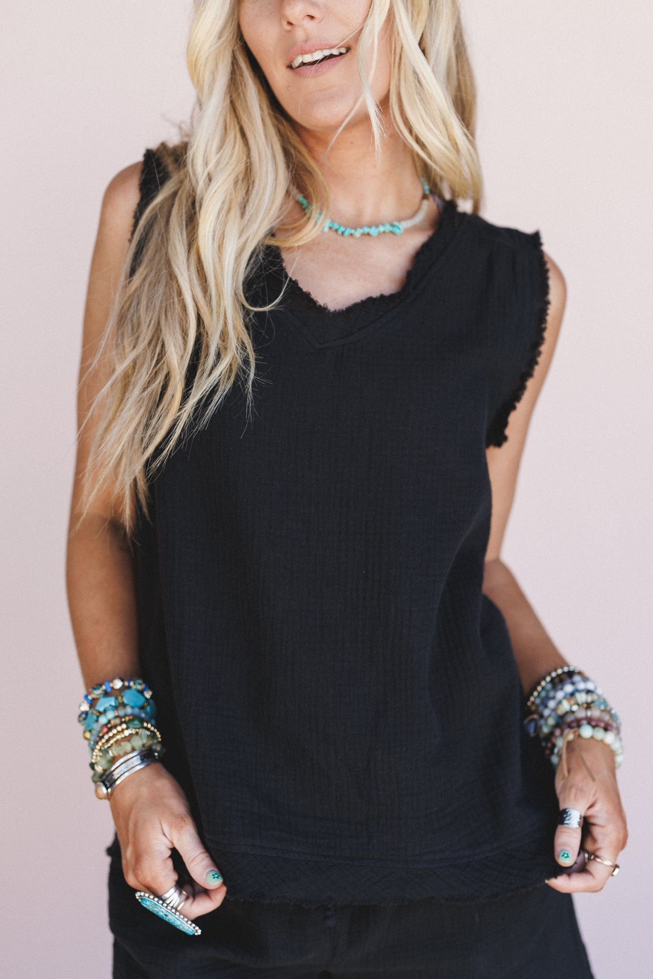 Glow Hour Top - Black