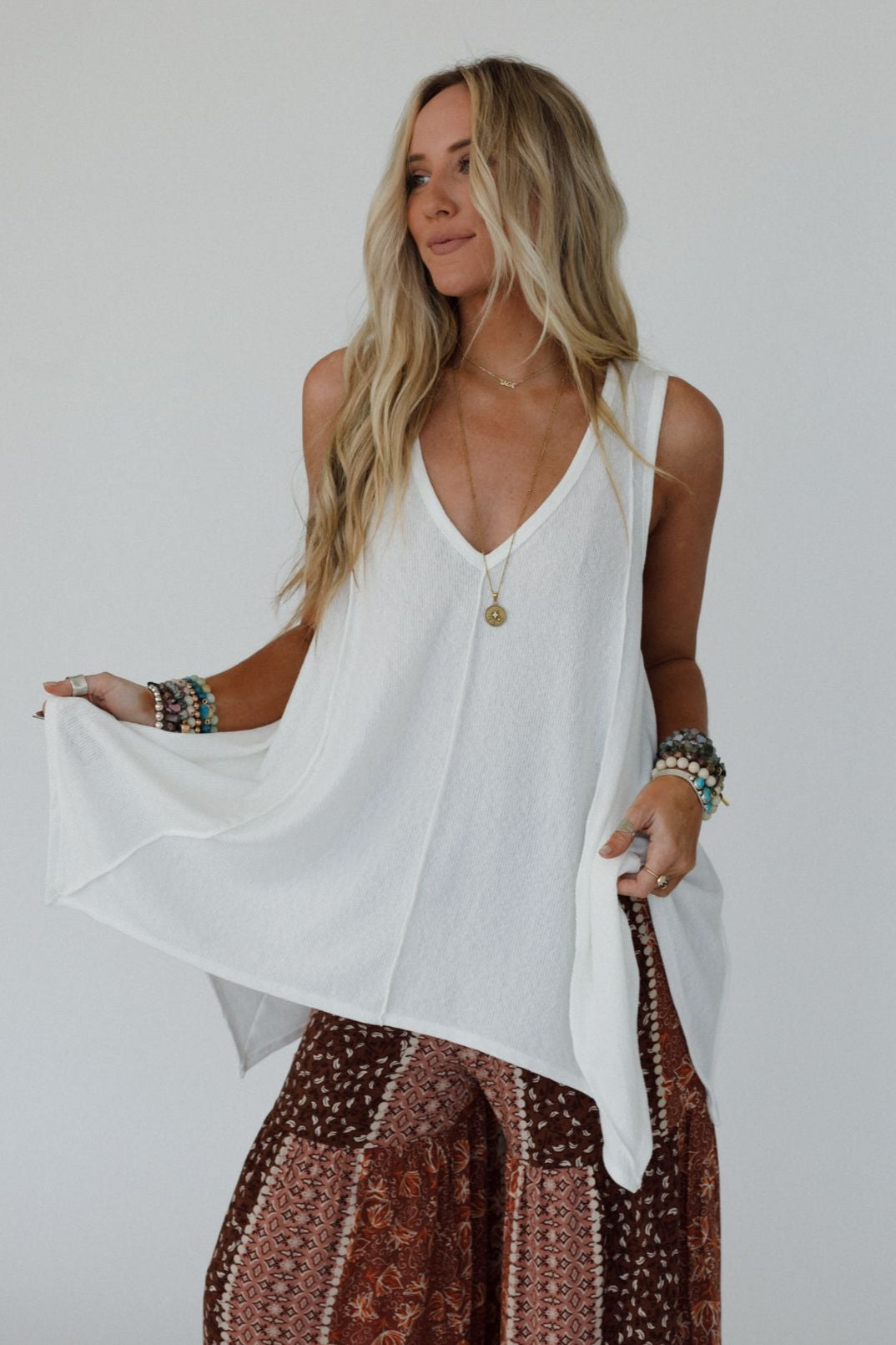 The Nest Drift Away Top - Off White