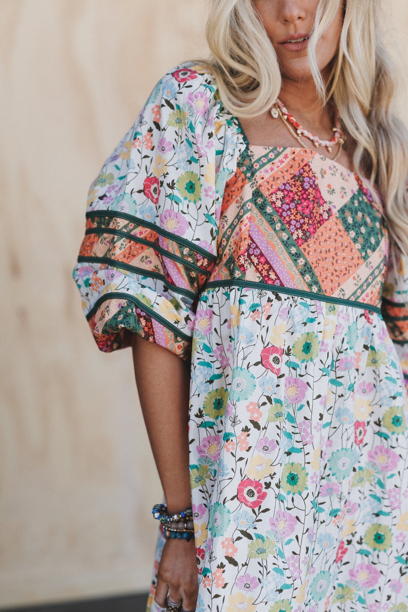 Beyond Boundaries Floral Dress - White
