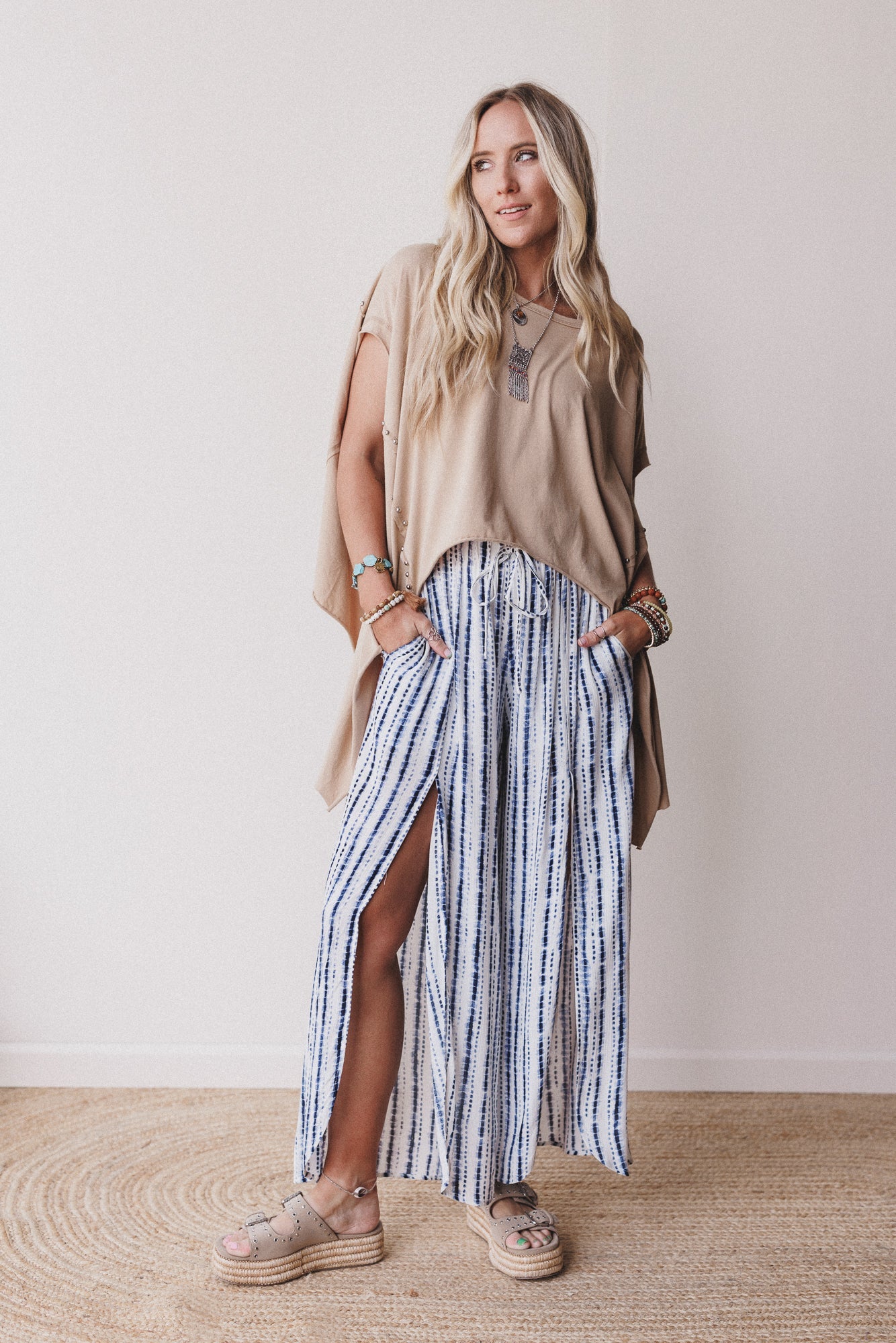 Evermore Dolman Top - Taupe