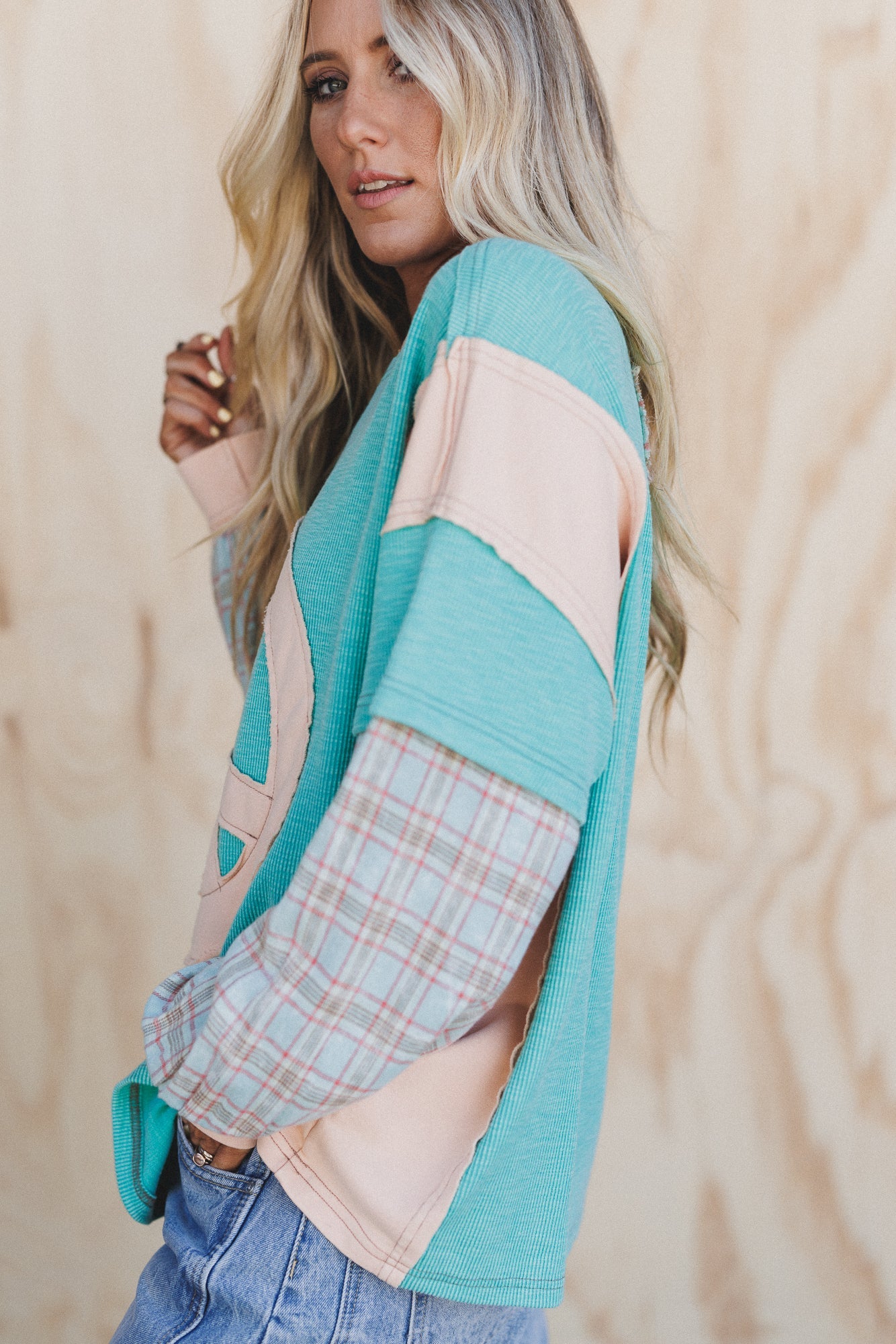 Patch Your Soul Peace Top - Green
