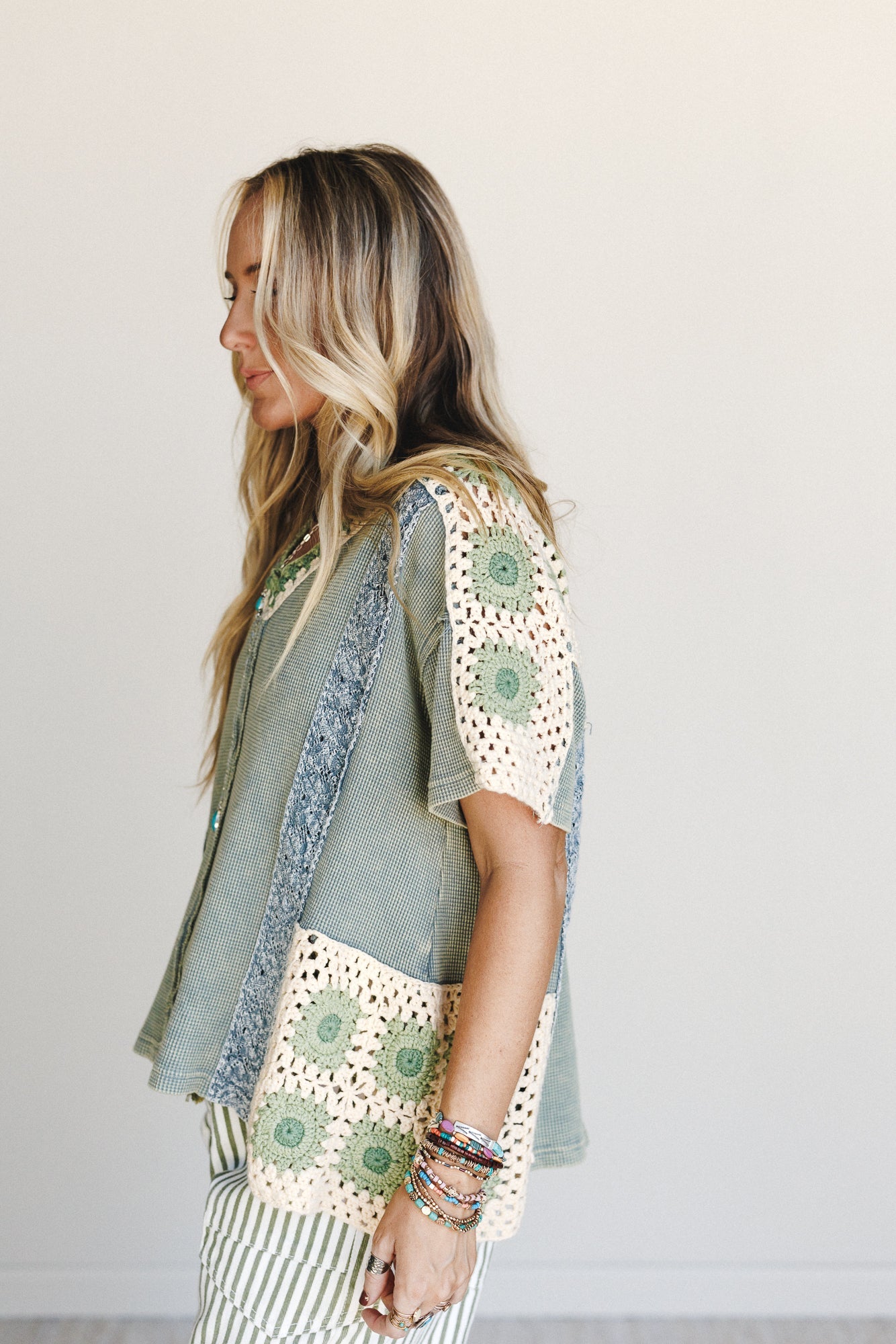 Blossom Dust Top - Blue