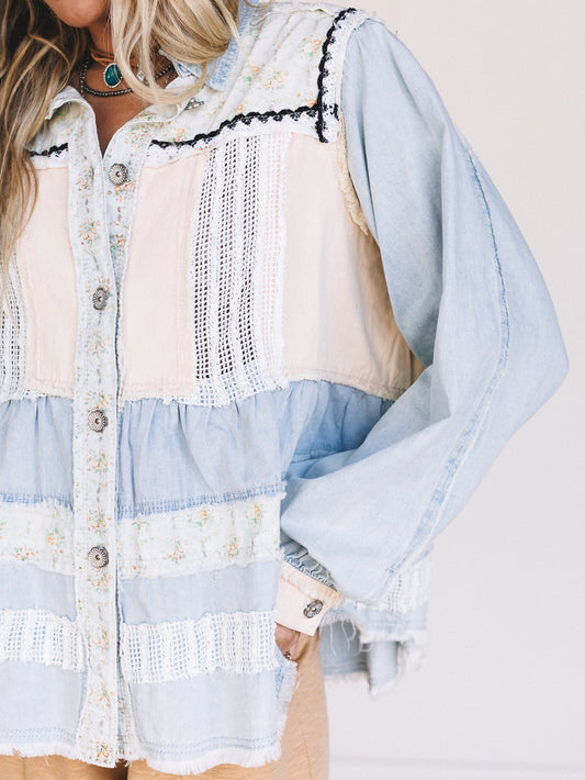 Cool Revival Top - Denim