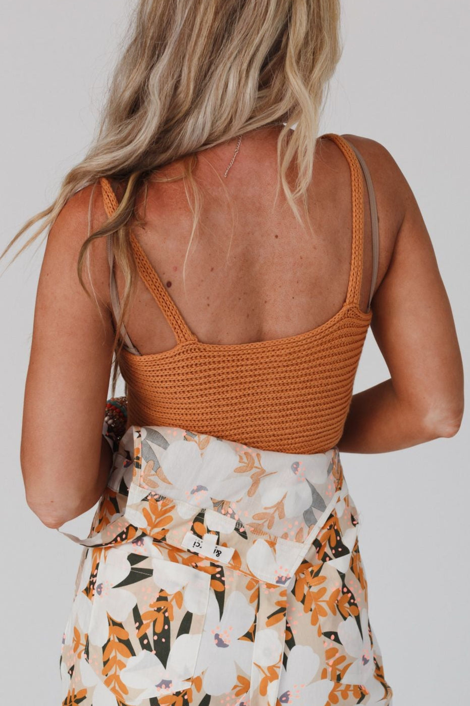 Heatwaves Button Down Brami - Burnt Orange