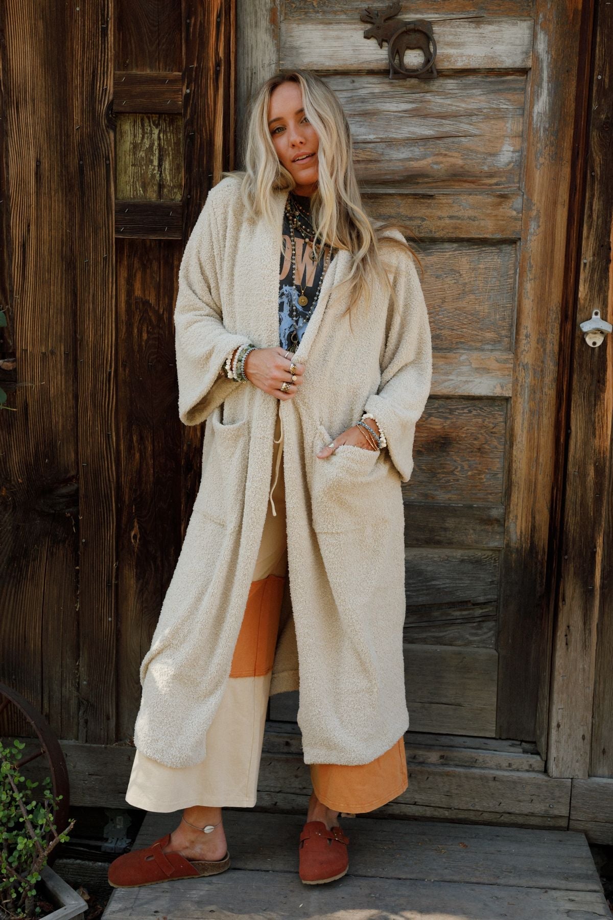 The Nest Moonlight Hug Cardigan - Seashell