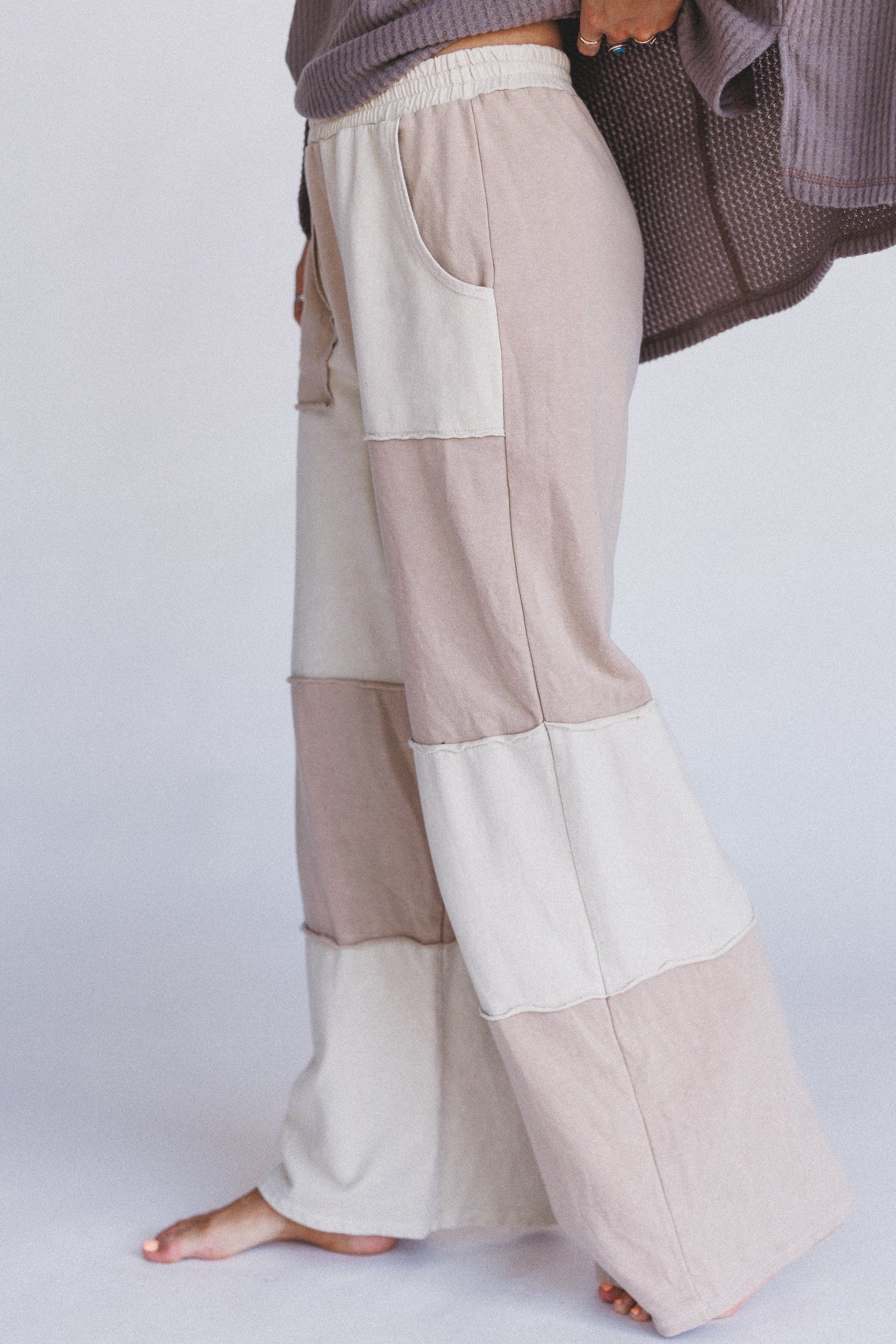 Go Your Way Wide Leg Pants - Natural