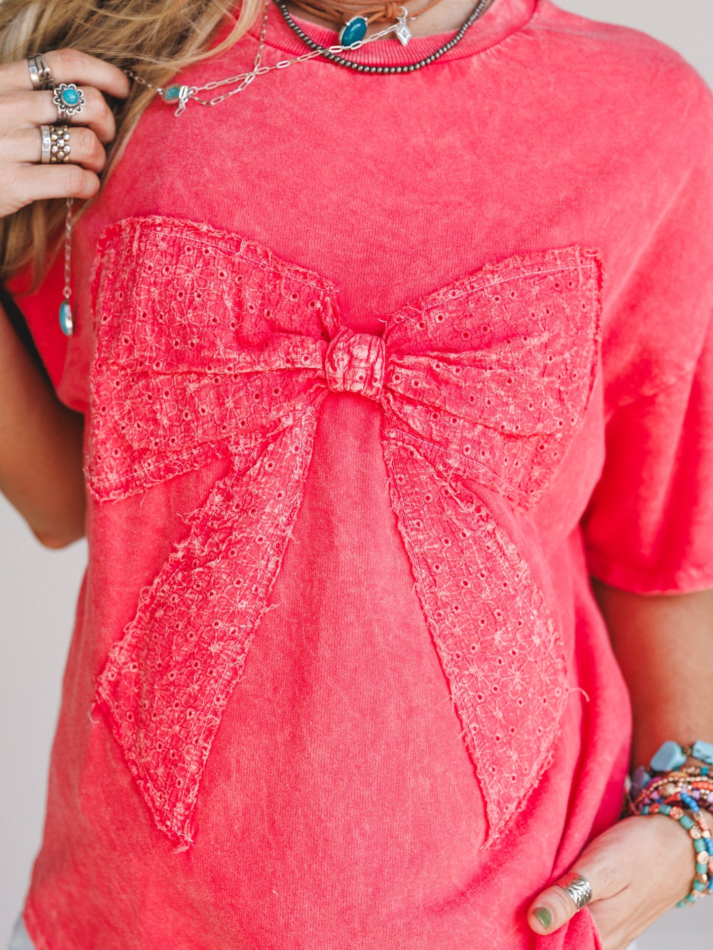 Driftwood Bow Top - Orange