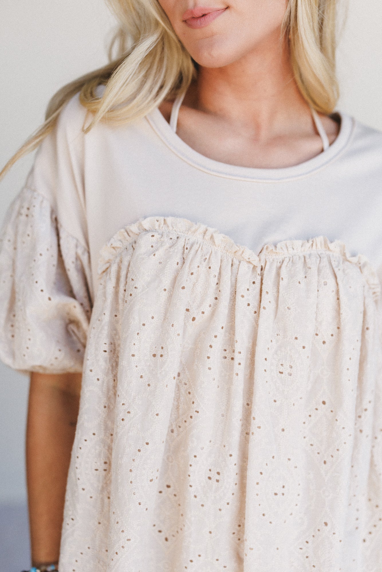 Away We Go Dress - Beige