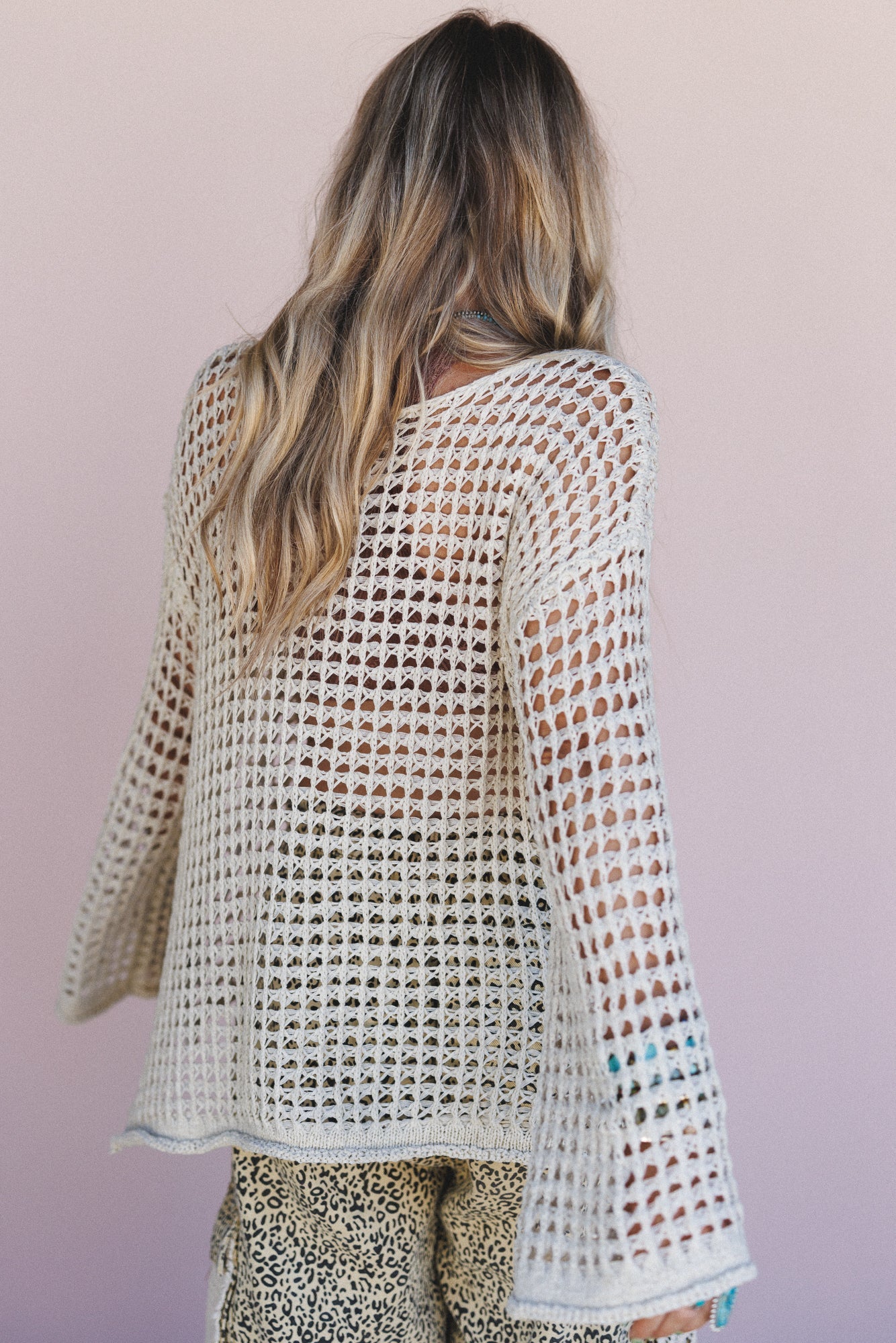 Oceania Crochet Top - Natural