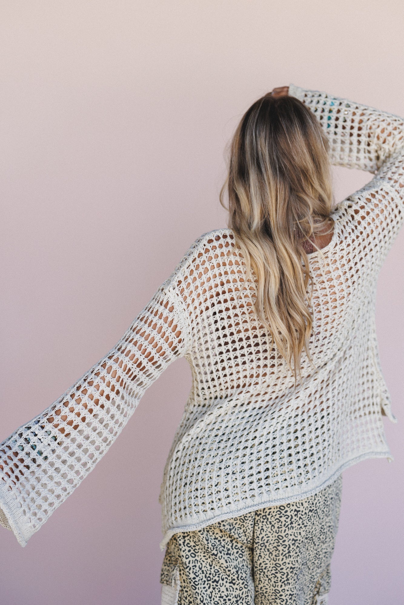 Oceania Crochet Top - Natural