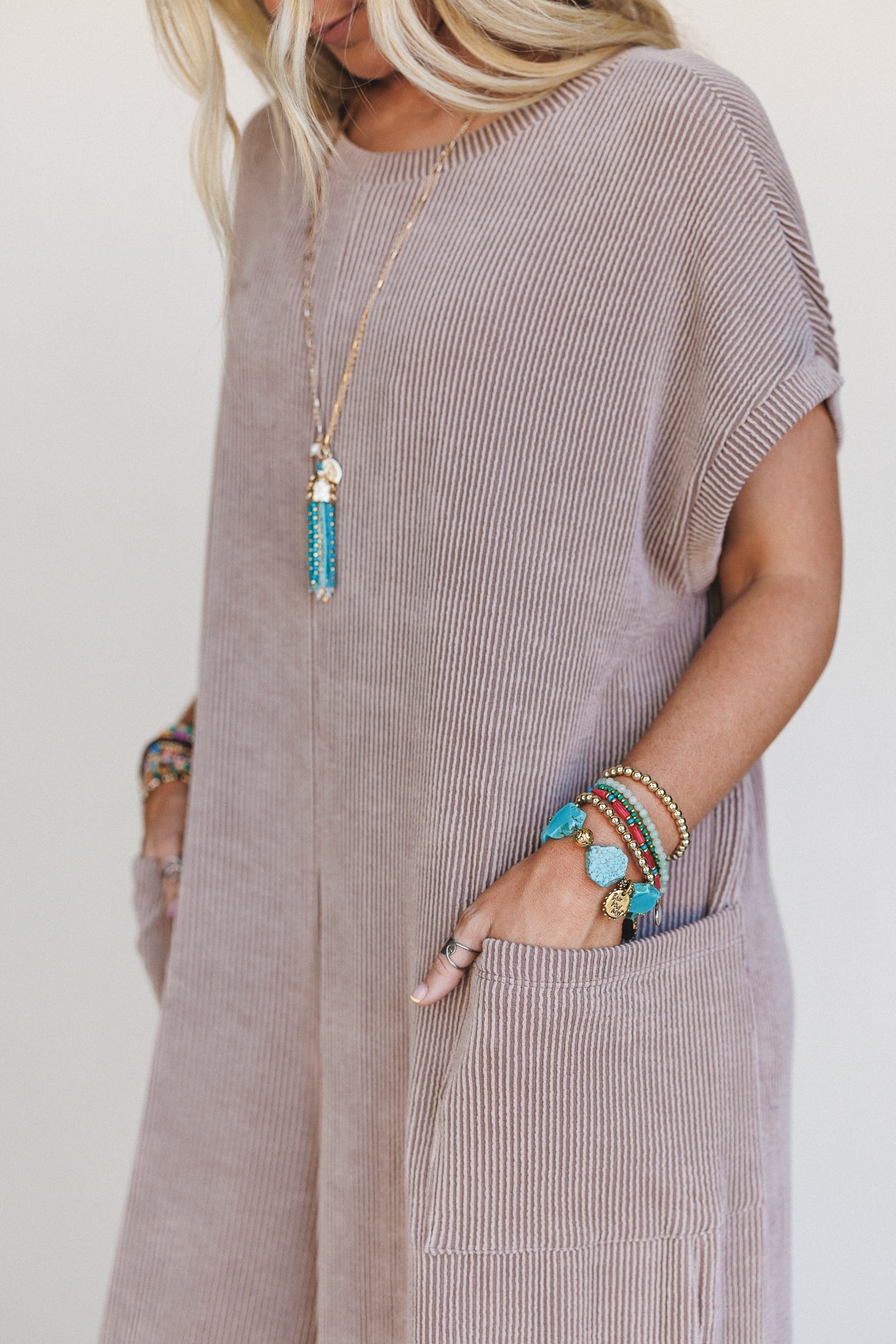 The Nest Moon Glow Jumpsuit - Acorn