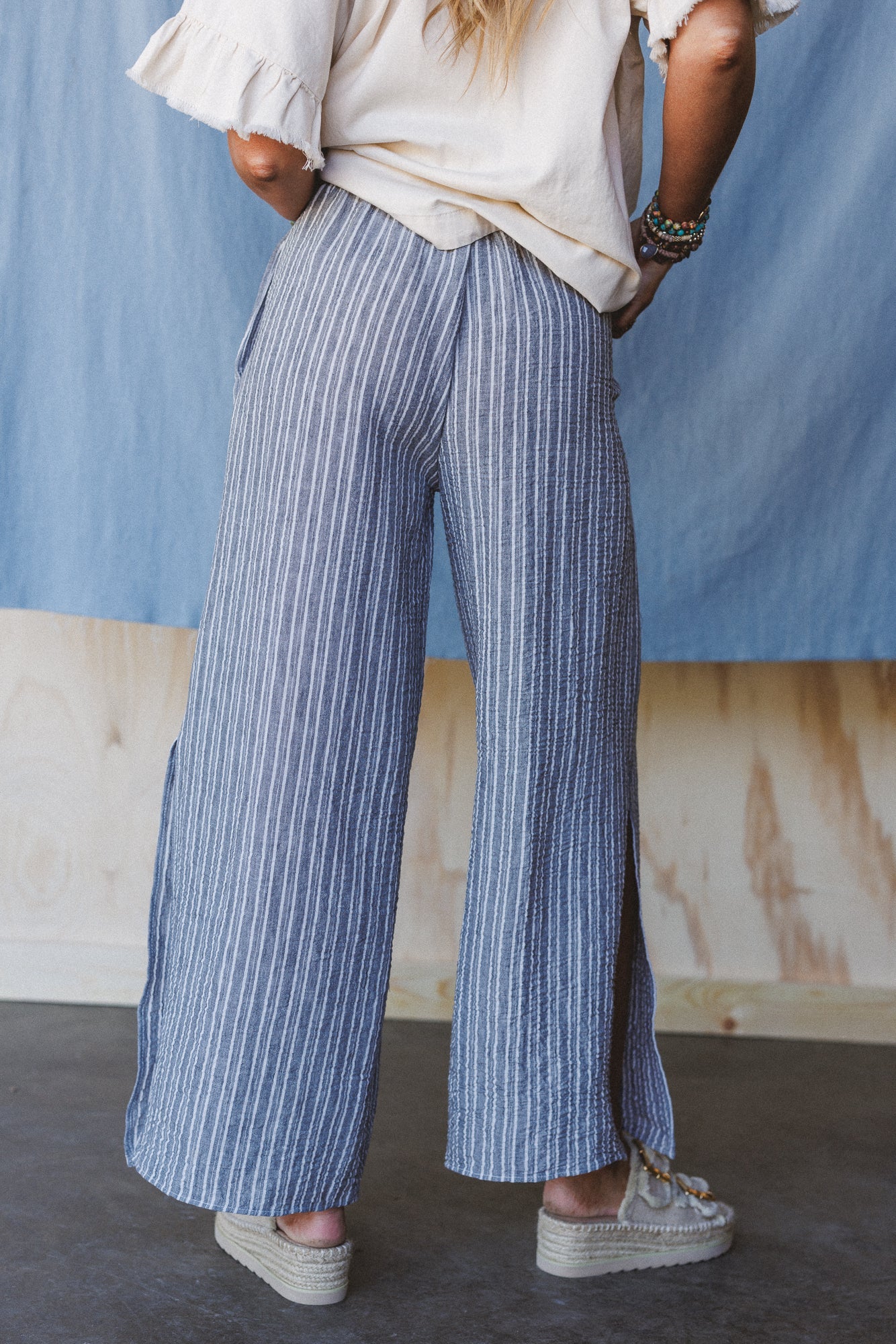 The Nest Soul Spark Wide Leg Pants - Black