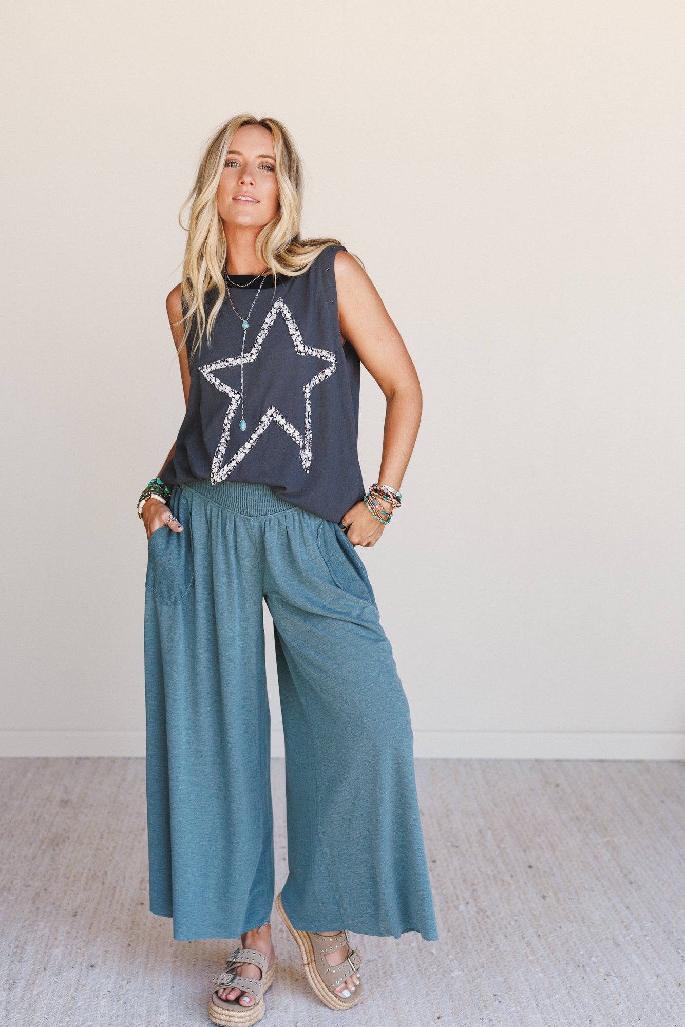 Star Gazer Tunic - Charcoal