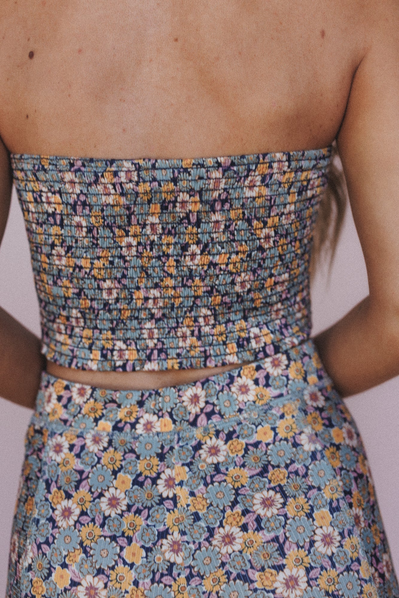 Dream In Flowers 3 Piece Bundle - Navy Seafoam