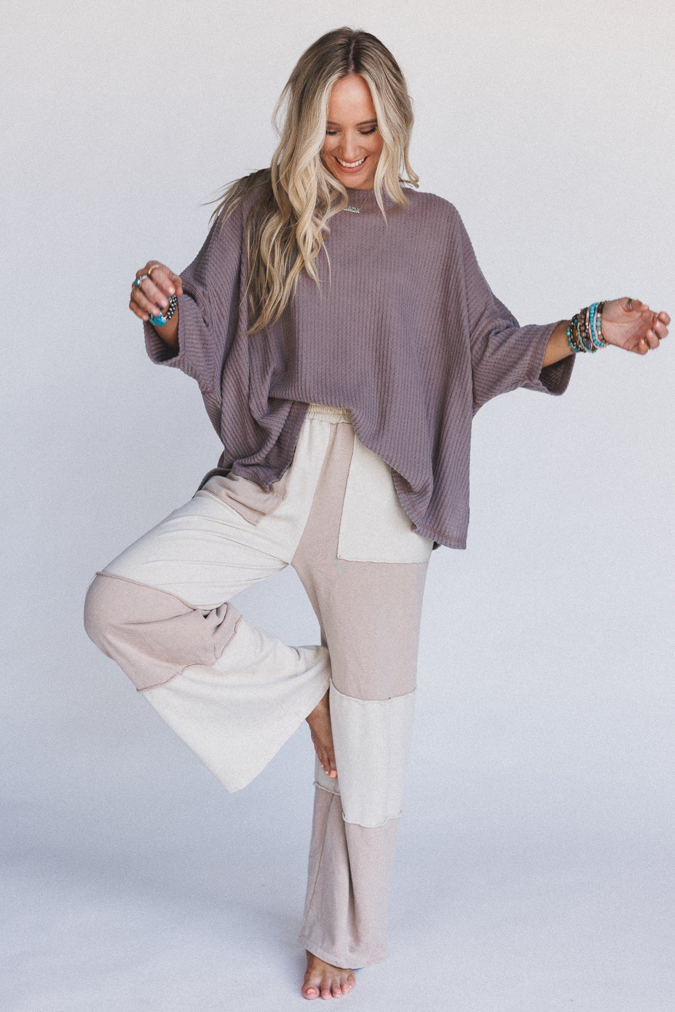 Go Your Way Wide Leg Pants - Natural