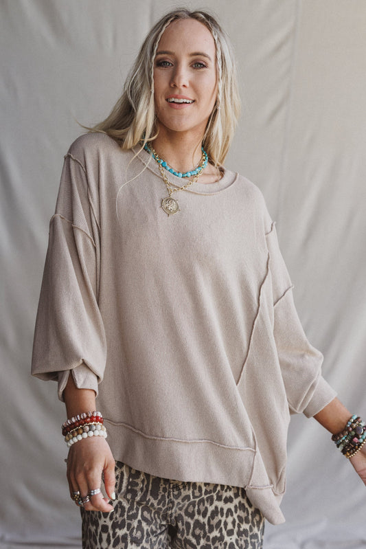 The Nest Sunset Dreamer Top - Taupe