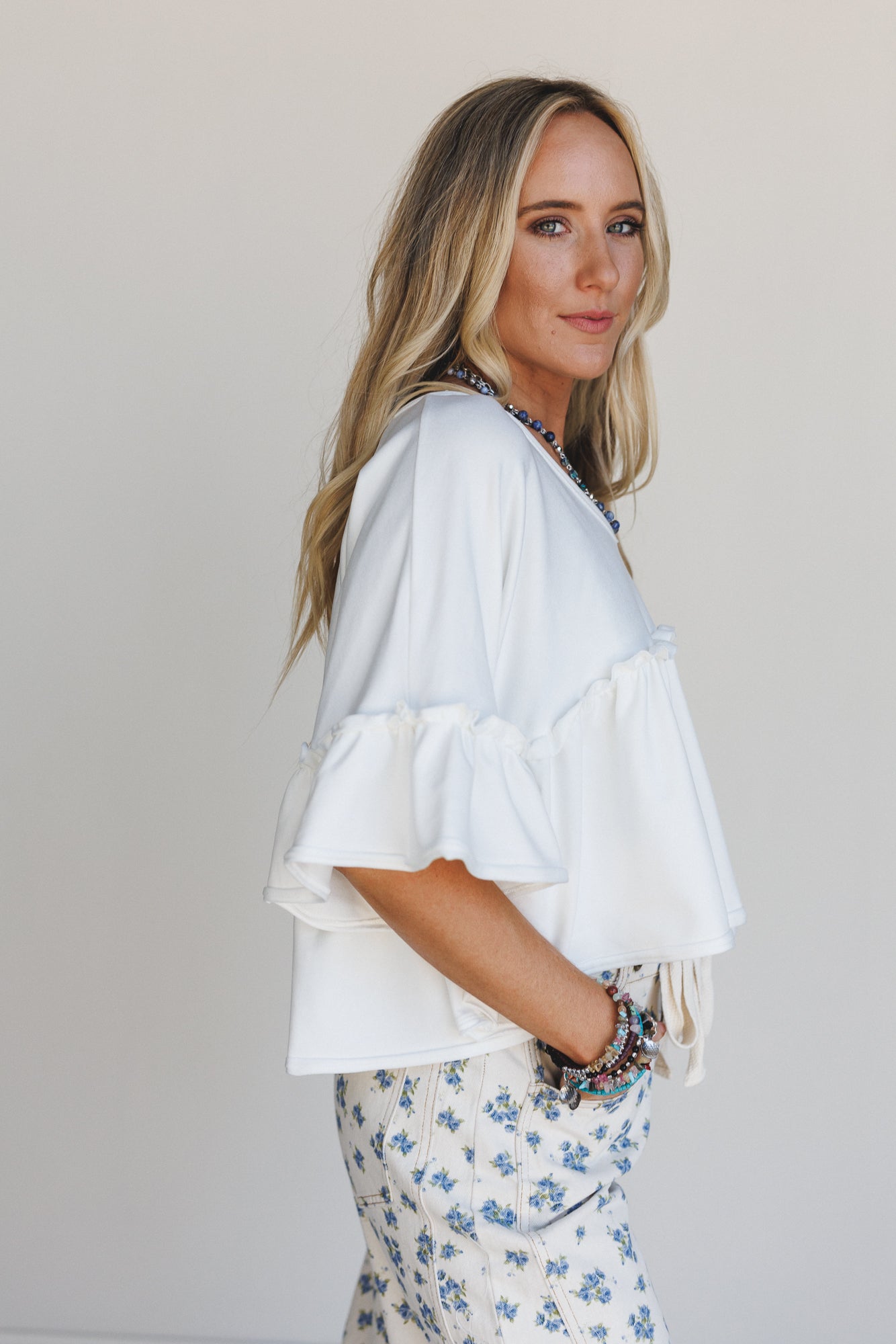 The Nest Timeless Way Top - Off White