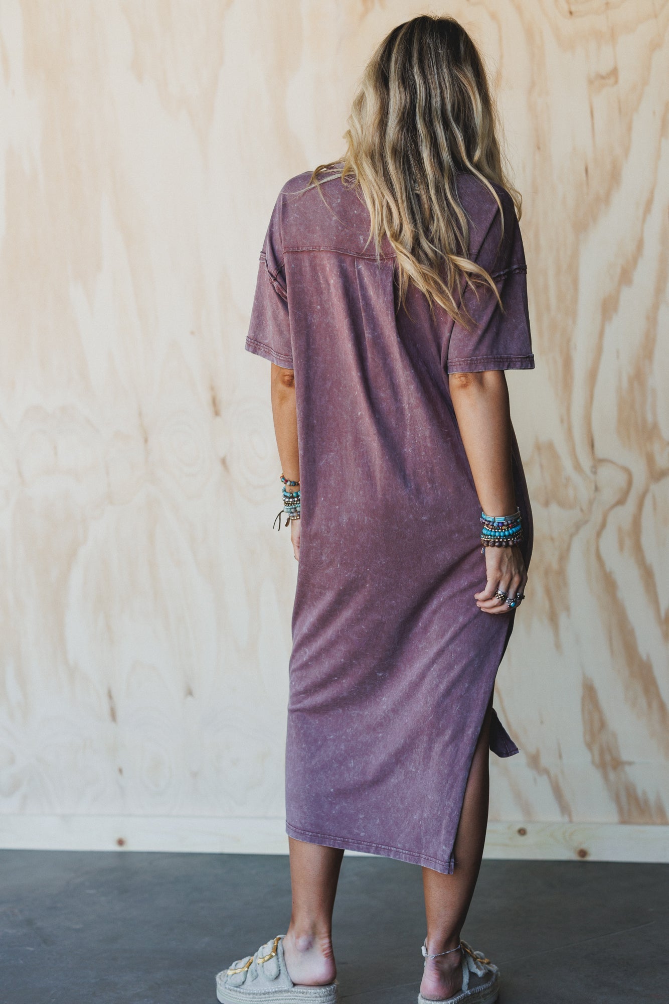 Earth Ease Tee Dress - Chocolate