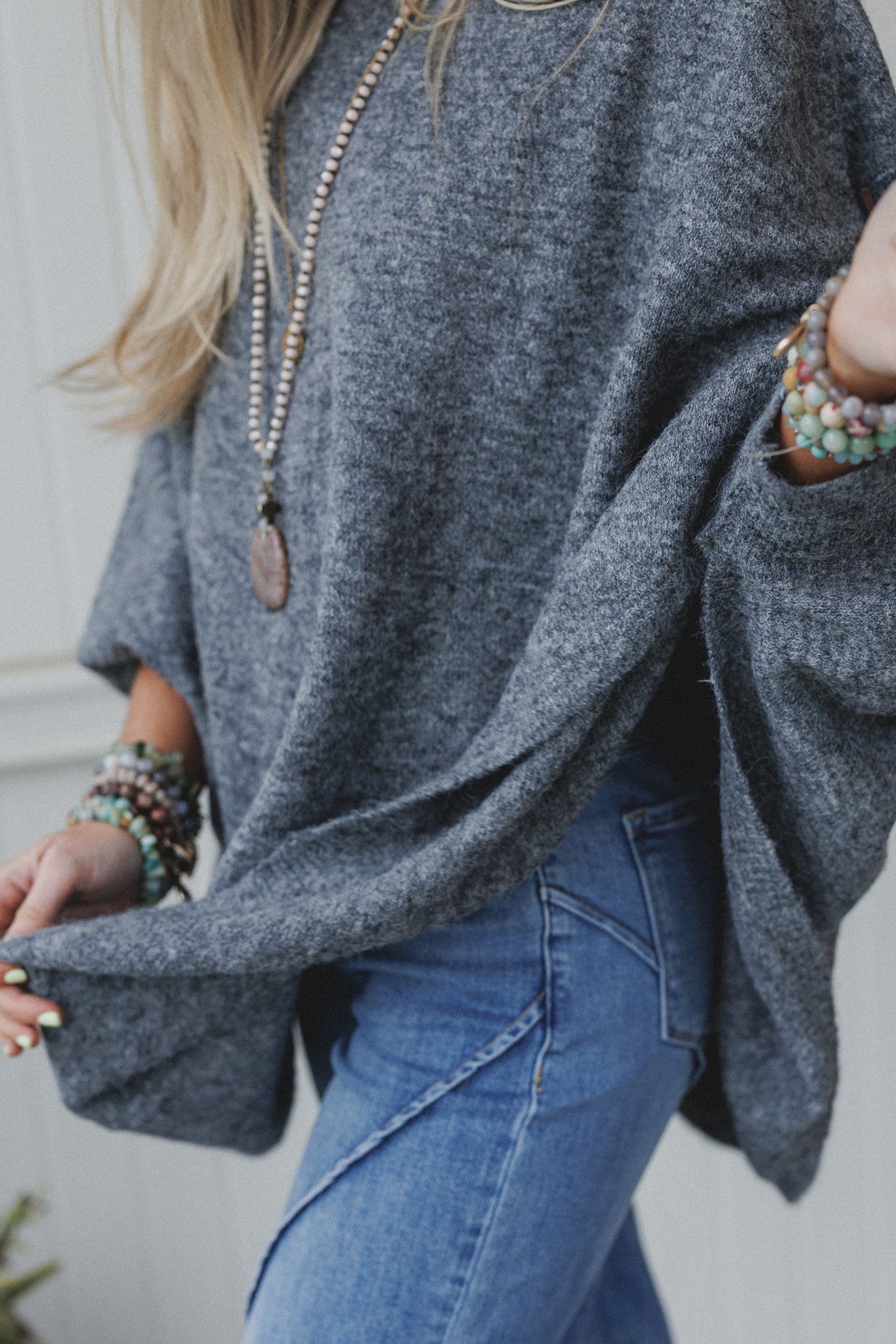 The Nest Gwyneth Sweater - Charcoal
