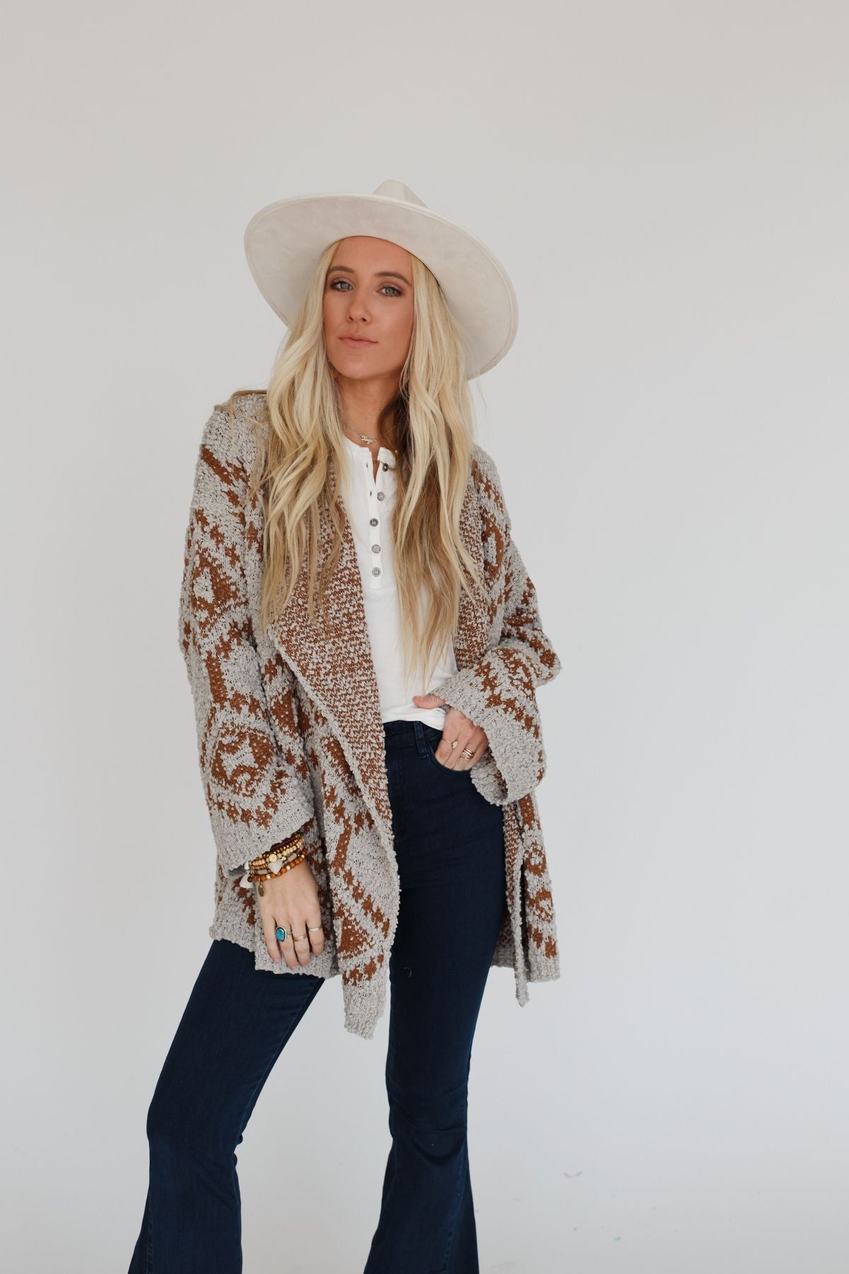 Free to Roam Cardigan - Gray