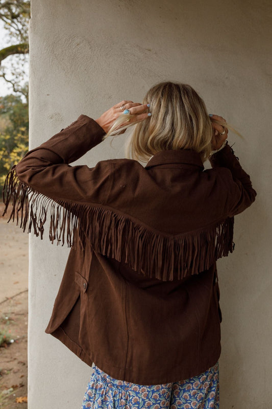 Jackson Hole Button Down Jacket - Chocolate