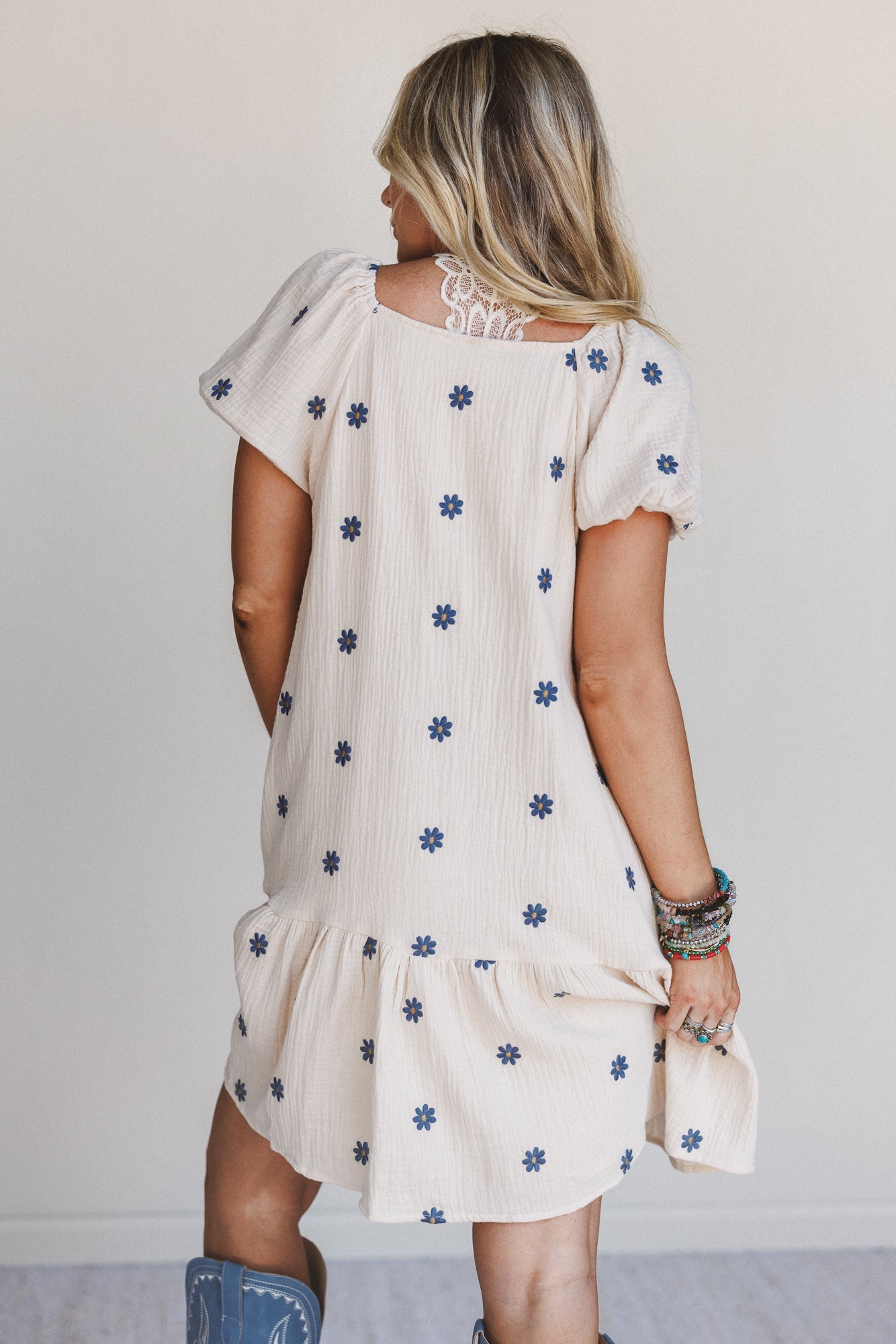 Savanna Spots Maxi Dress - Natural