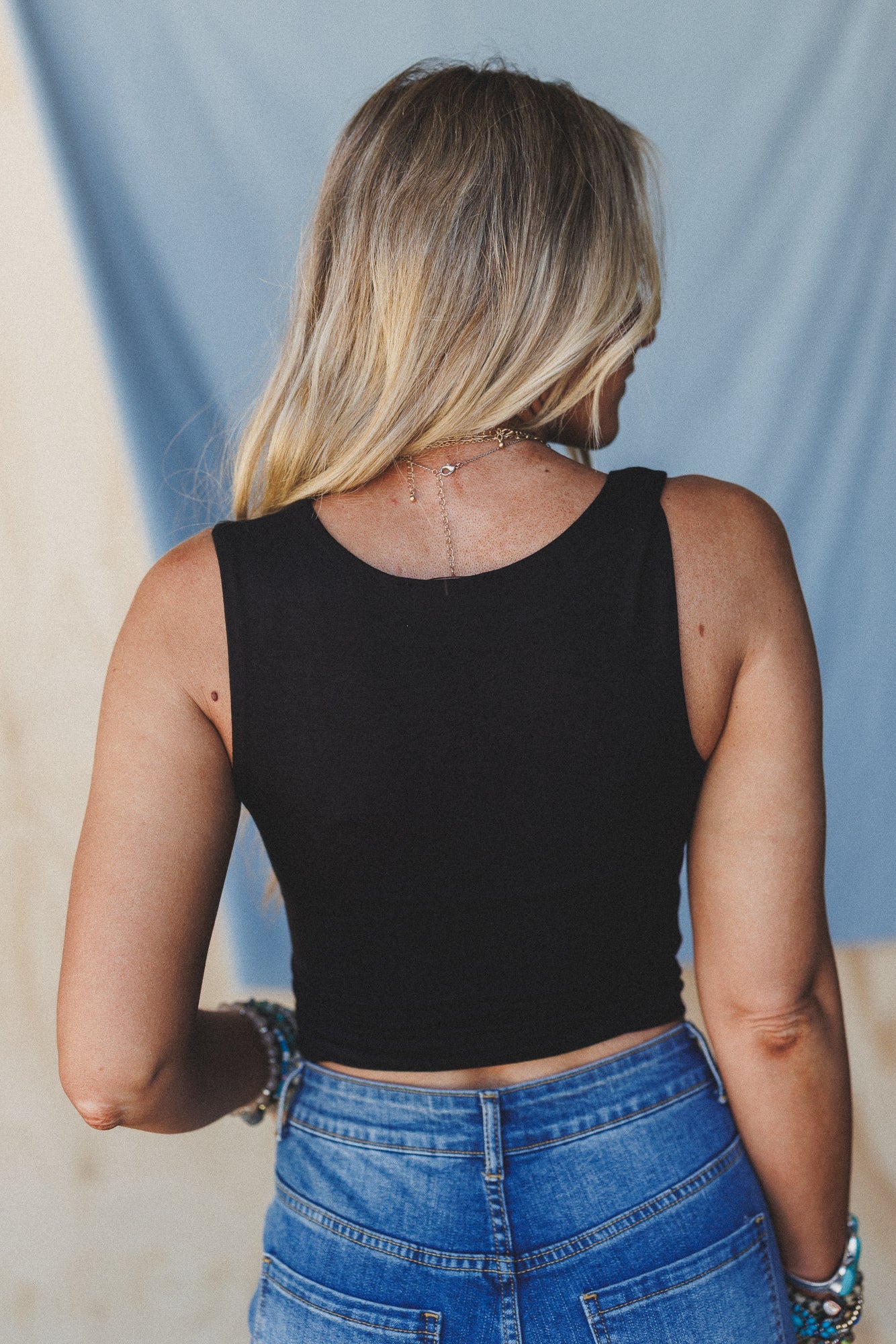 Sunny Groove Tank Top - Black