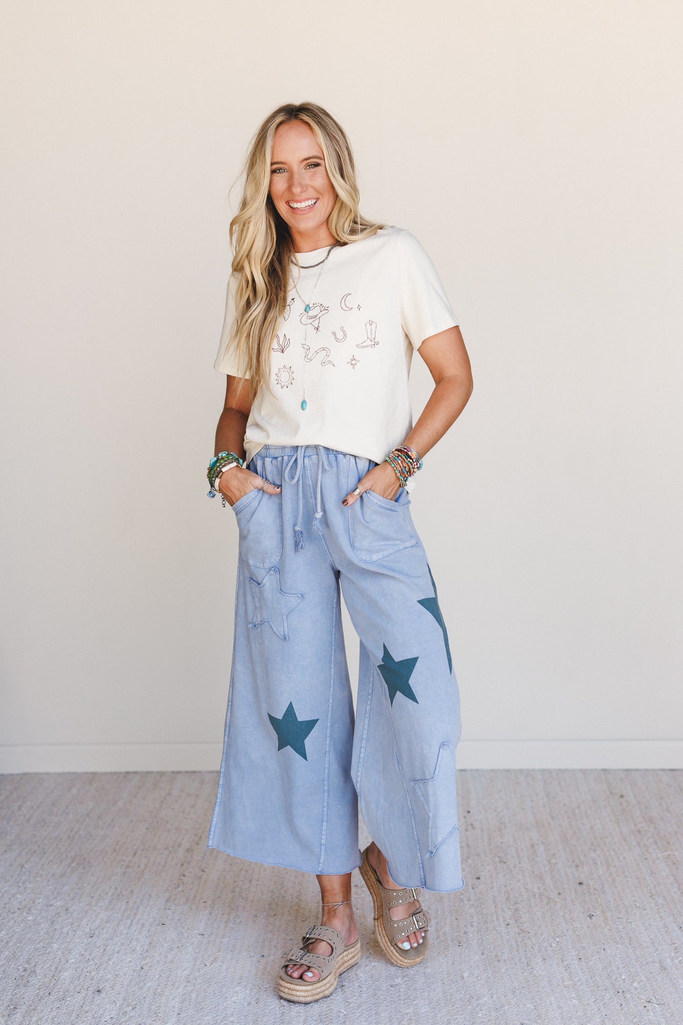 Ranch Signs Graphic Tee - Cream