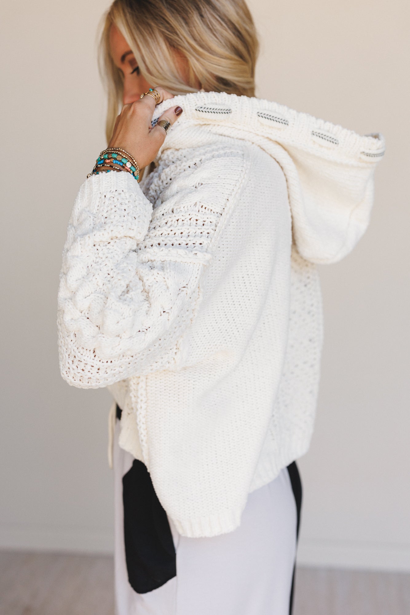 River Tangle Sweater - Cream