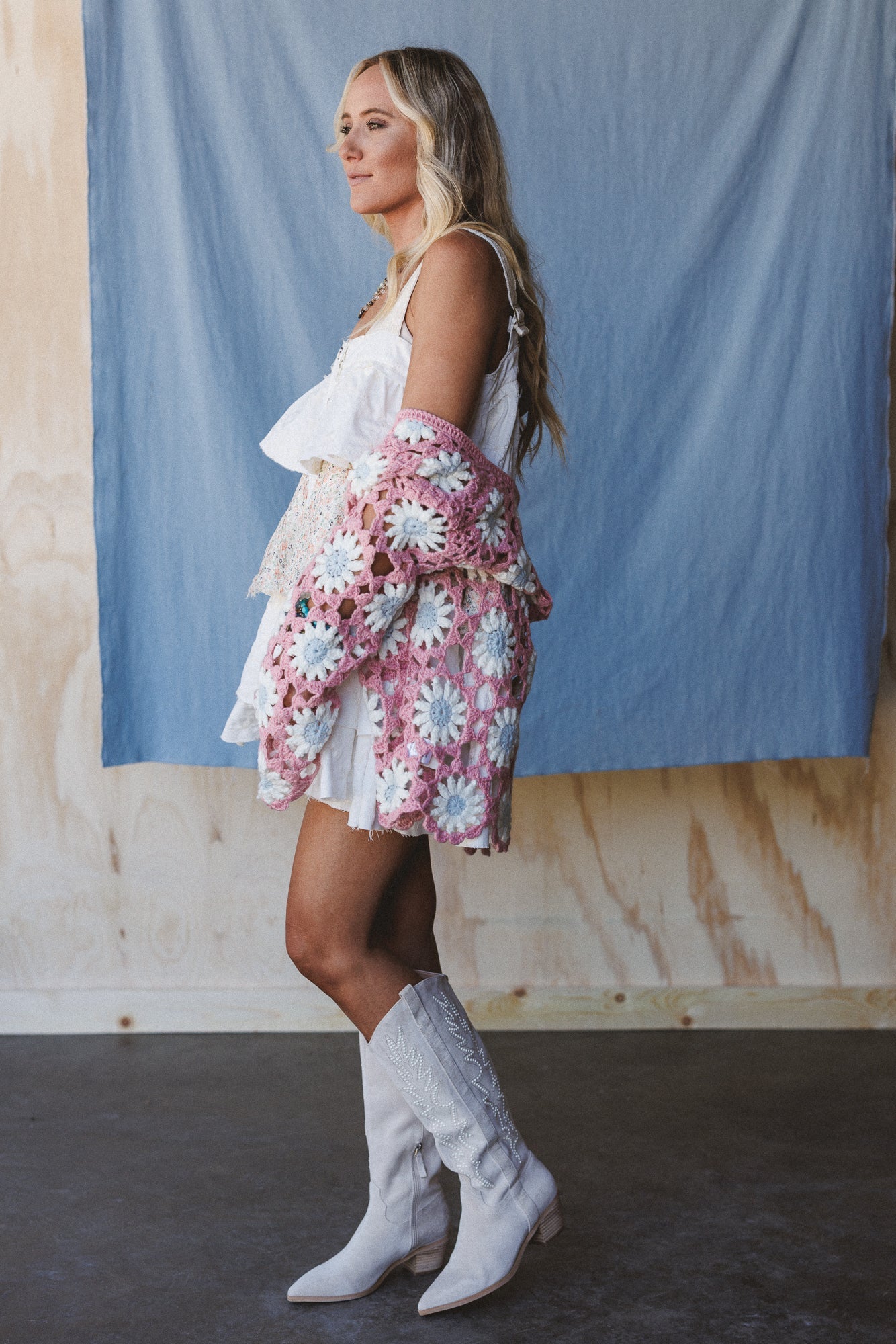 The Nest Wild And Dreamy Cardigan - Mauve