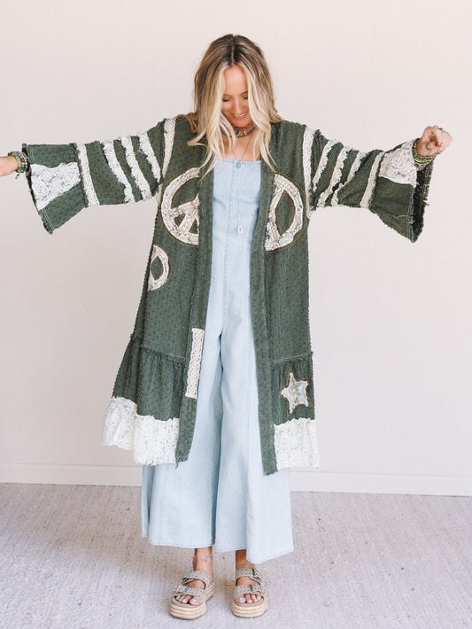 Peace Run Jacket - Olive