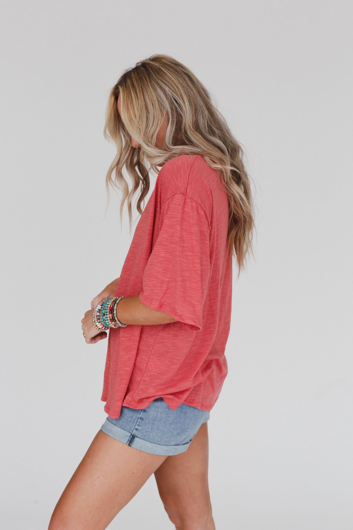The Nest Your Favorite Slub Tee Shirt - Rust
