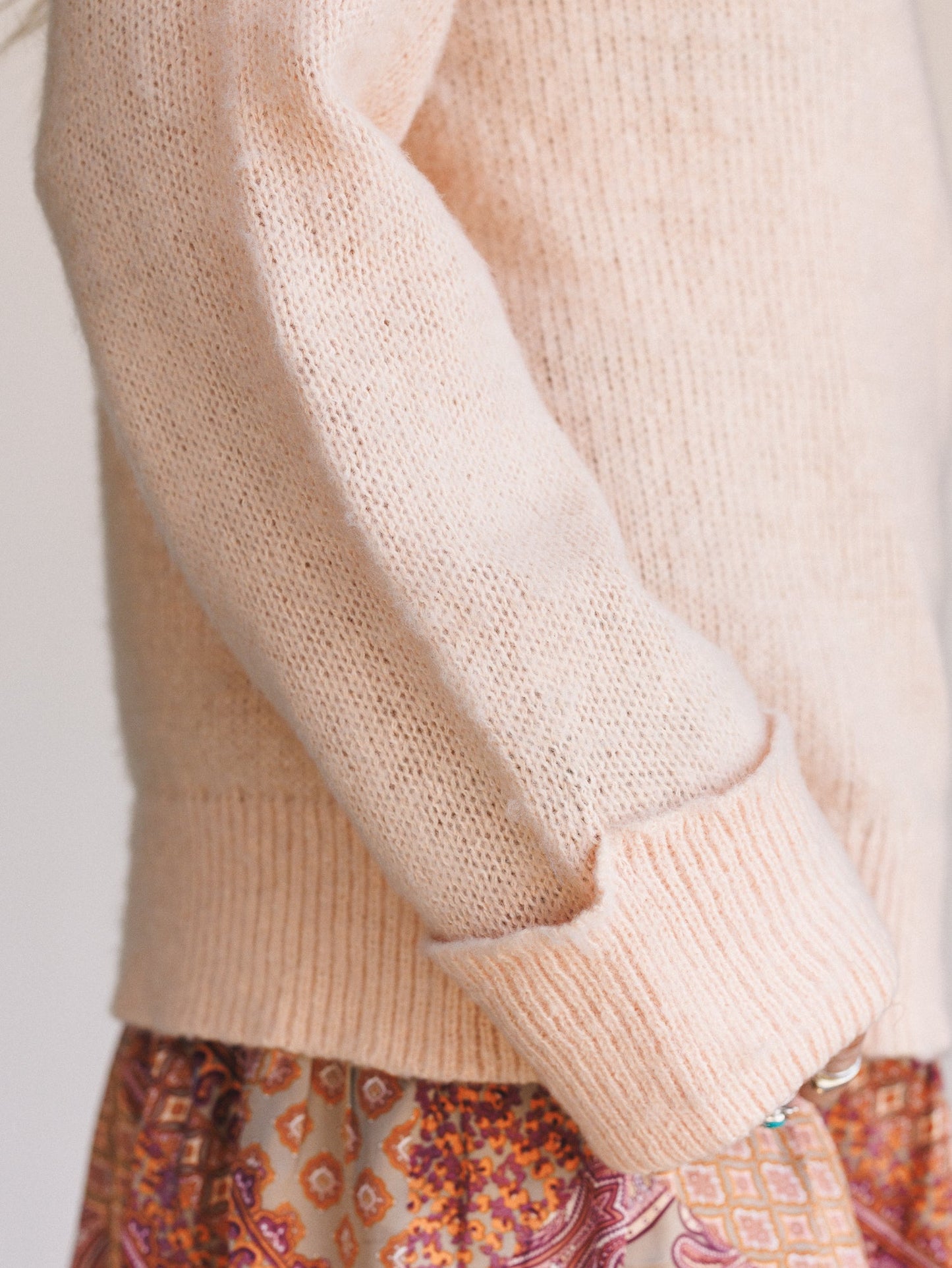 Soft Story Sweater - Peach