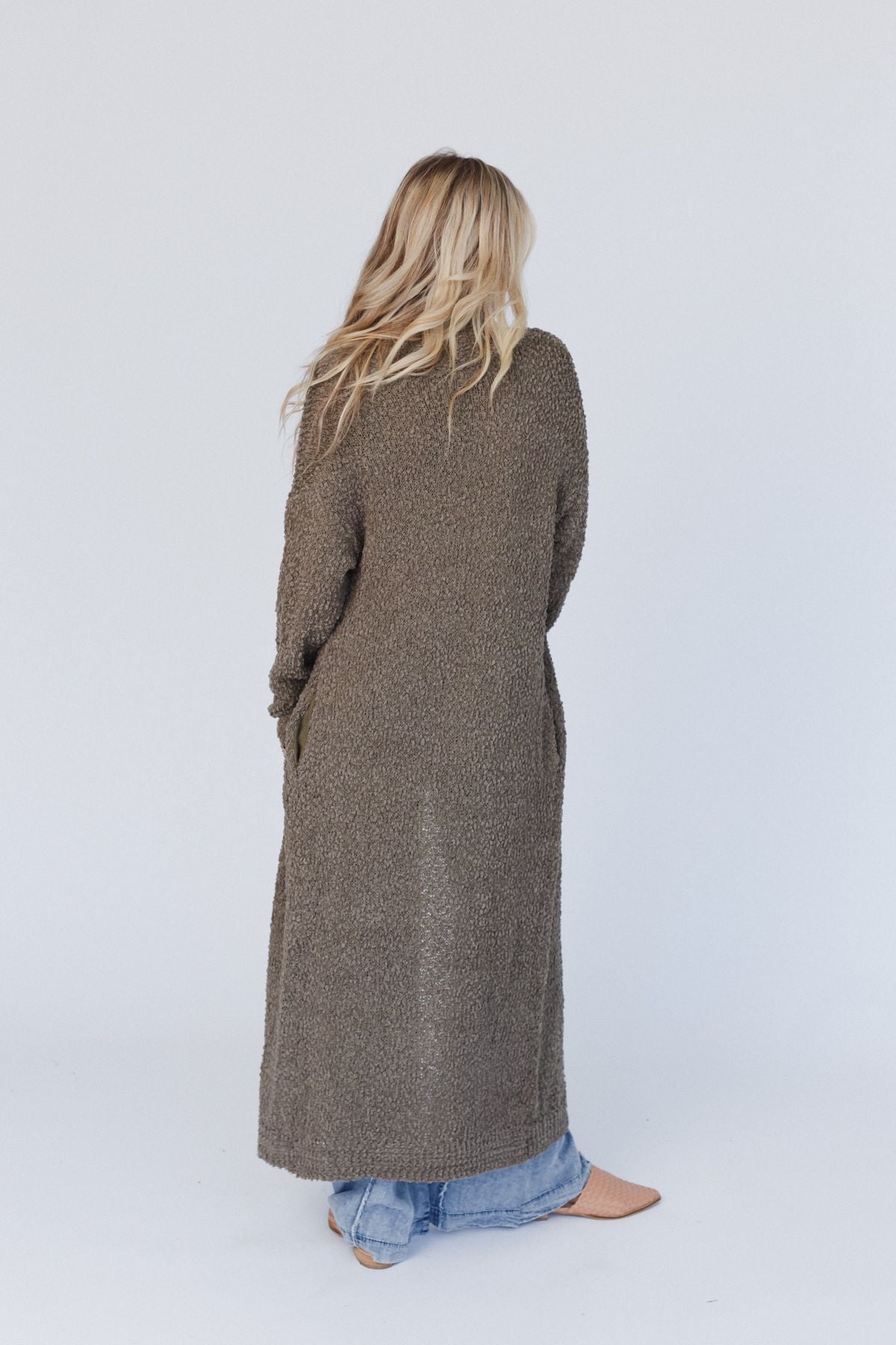 Wednesday Duster Cardigan - Olive