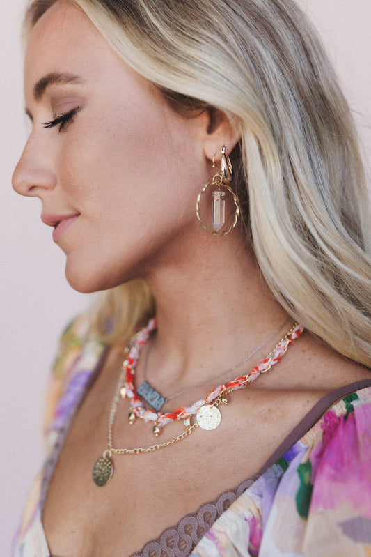 Wander On Earrings - Gold