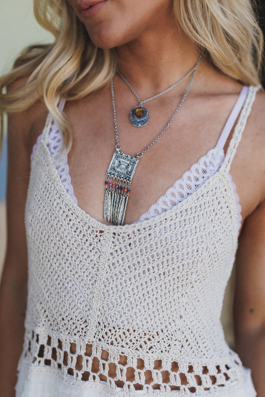 Nomadic Shine Layered Necklace - Multi