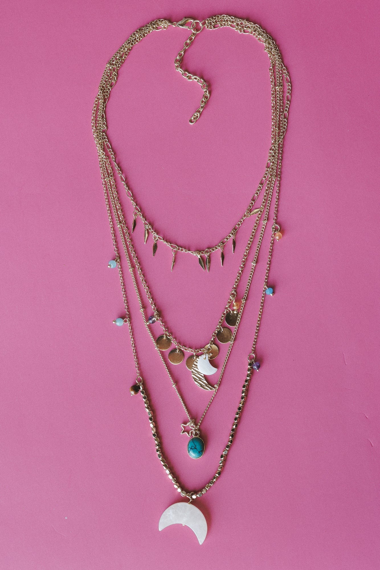 Lucid Love Layered Necklace - Gold