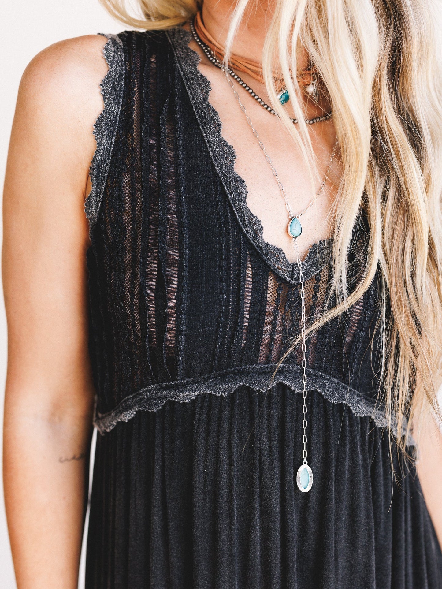 Soul Glow Maxi Dress - Black
