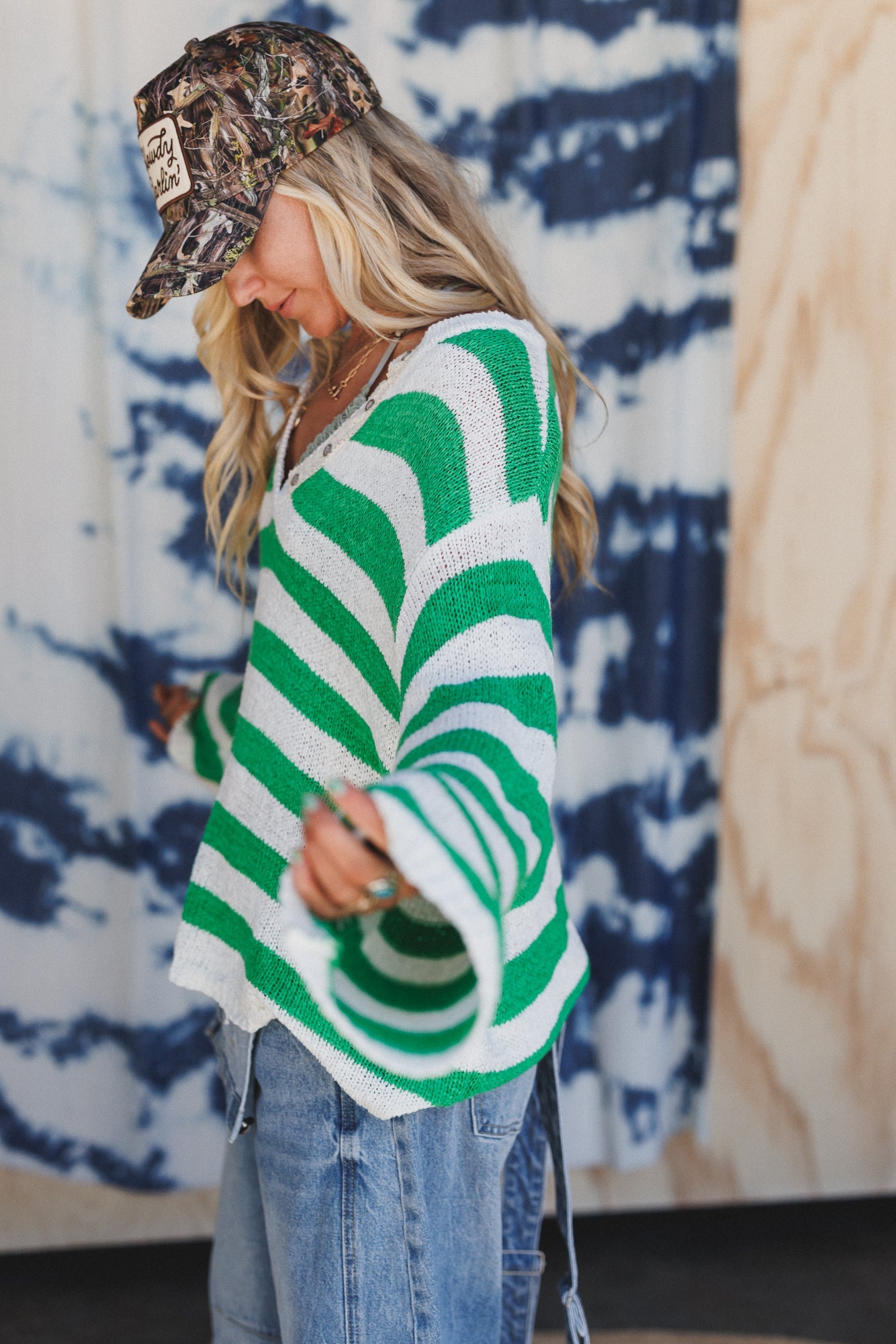 Sandy Shores Striped Top - Ivory