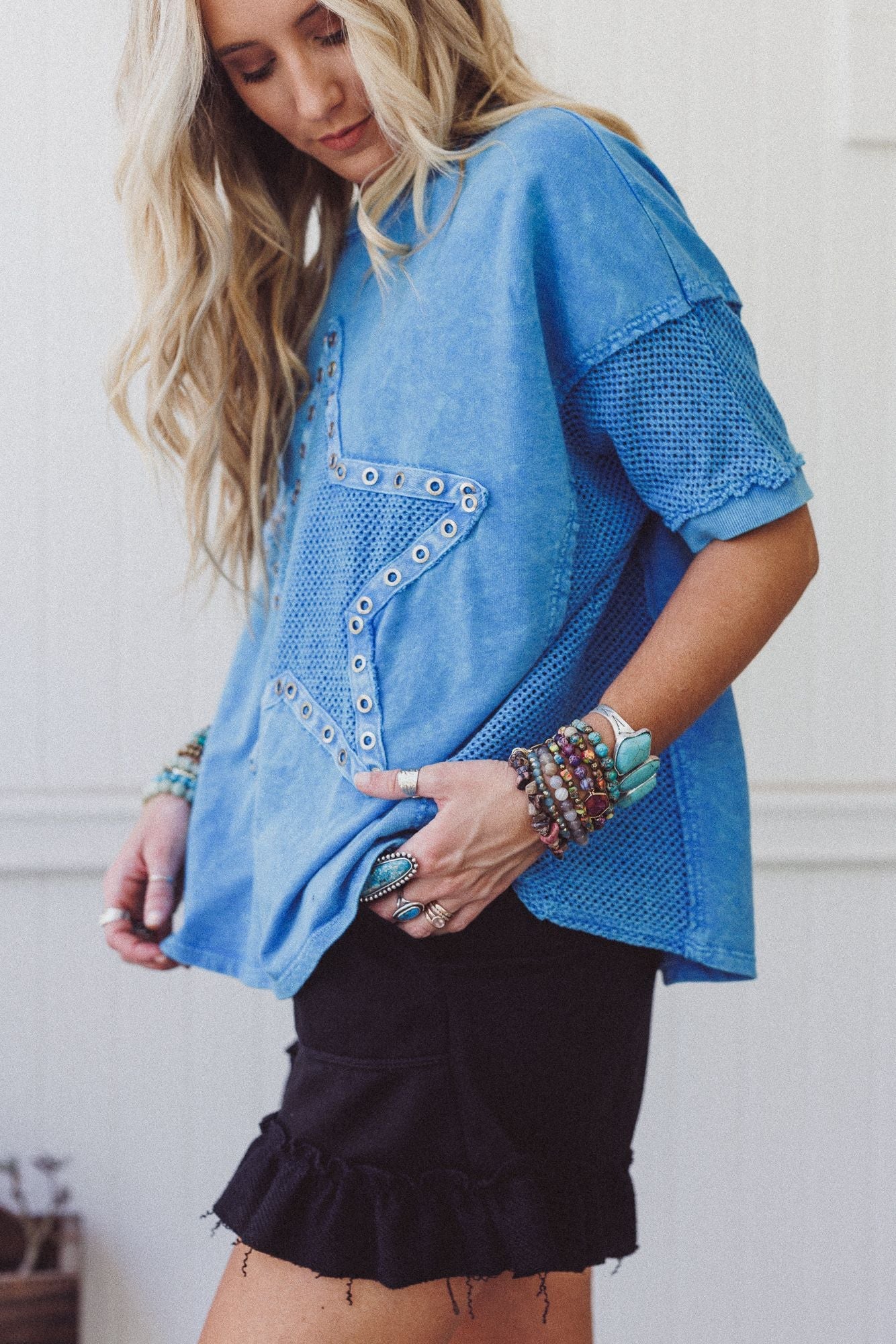 Stardust Fade Top - Blue