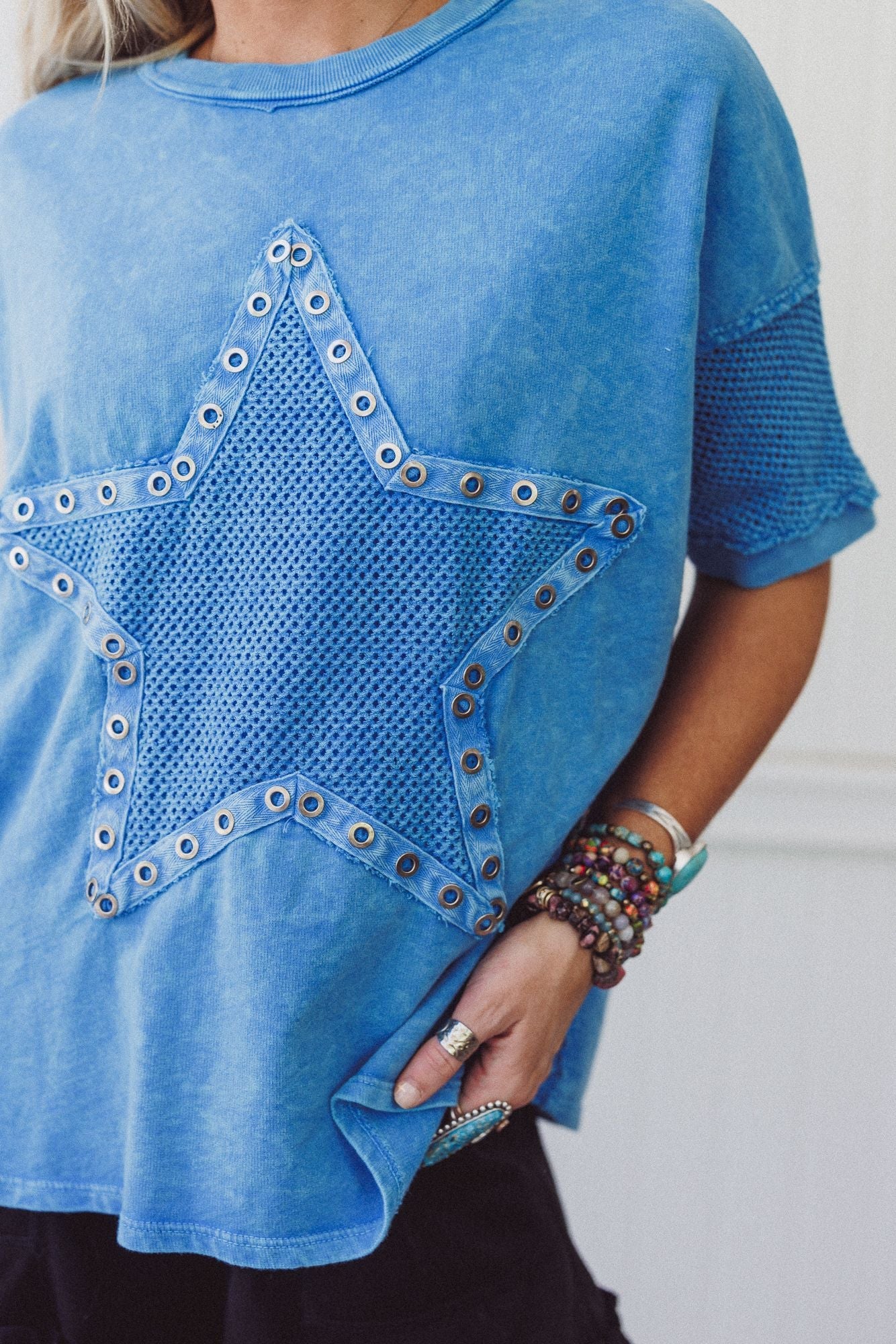 Stardust Fade Top - Blue