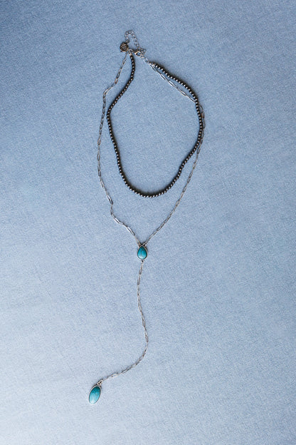 Western Sunset Necklace - Turquoise