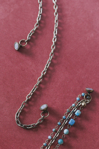 Turquoise Cascade Necklace - Turquoise