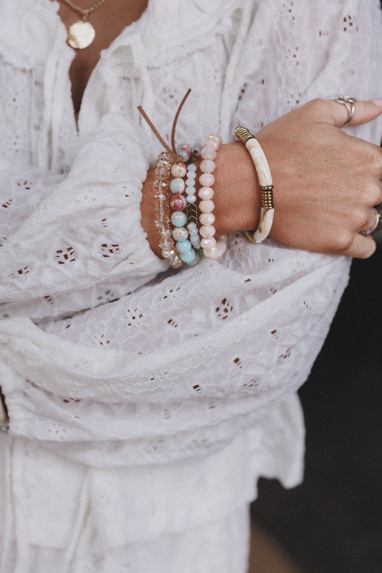 Romilly Bracelet Set - Blue Multi