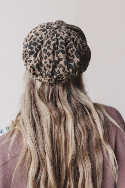 Carmela Leopard Print Hat - Brown Multi