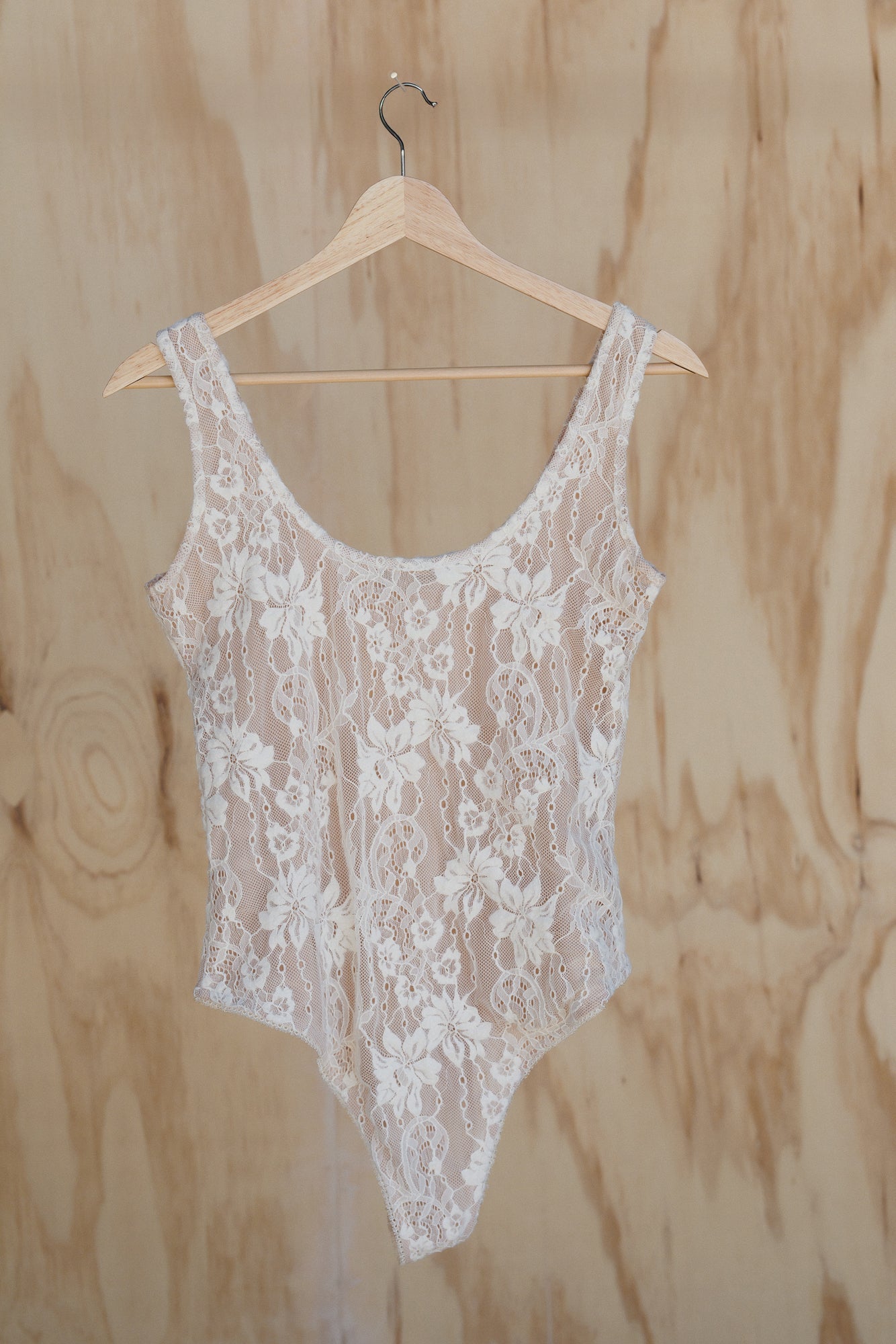 My Darling Lace Bodysuit - Cream